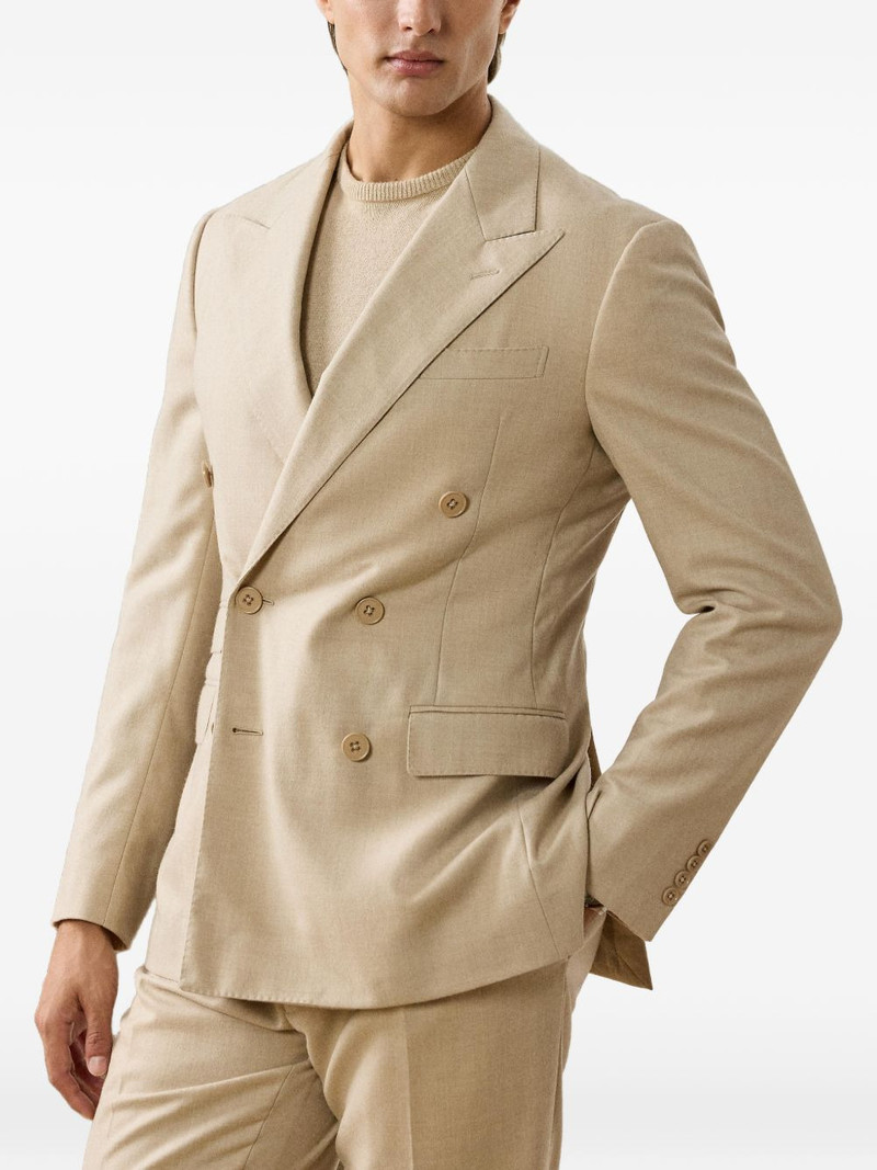 Kent peak-lapels double-breasted blazer 3