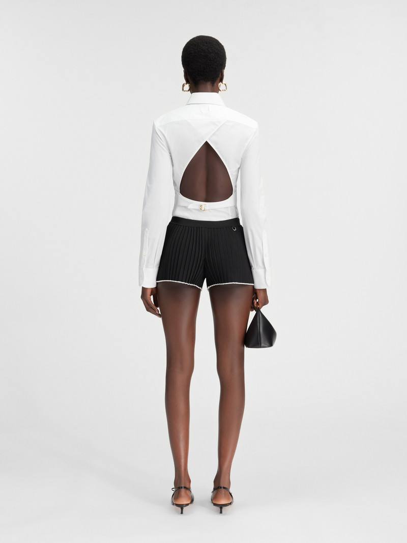 Le short maille plissé 3