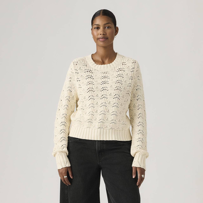 HOPE LONG-SLEEVE CROCHET PULLOVER 3
