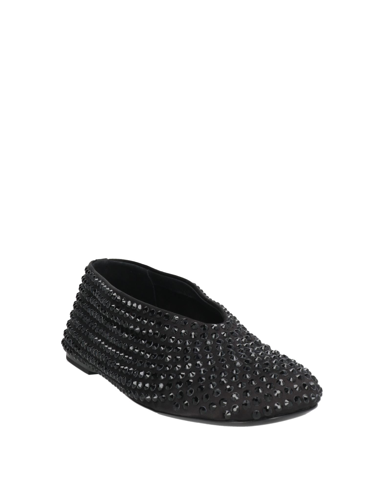 Black Women's Ballet Flats - 2