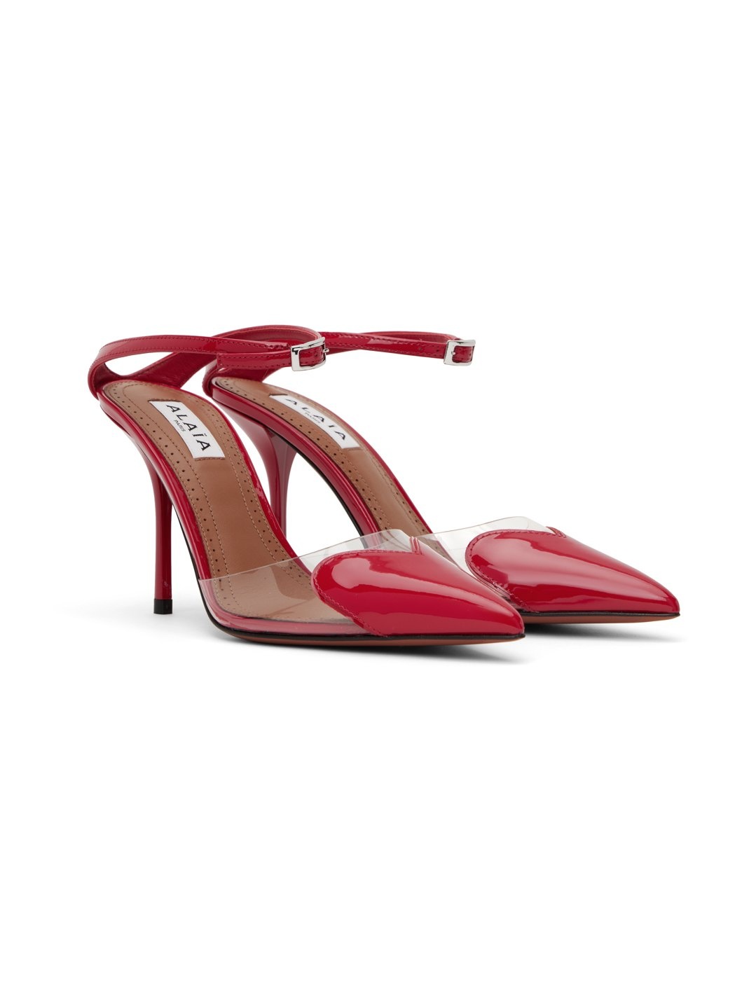 Red 'Le Cœur' Heels - 4