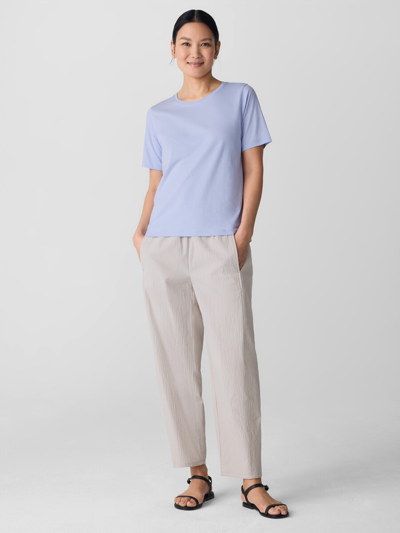 Organic Pima Cotton Jersey Round Neck Tee 3