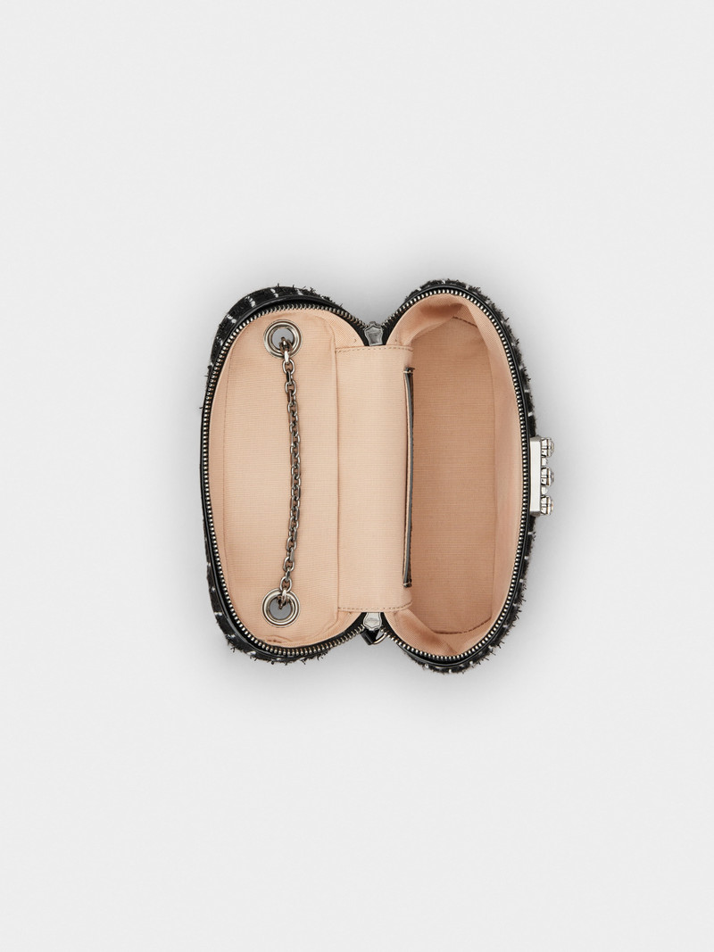 Vanity Très Vivier Micro Bag in tweed 7