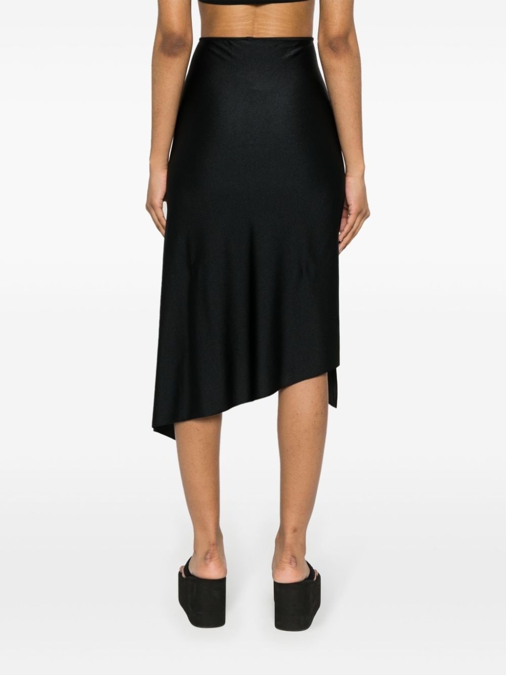 floral-appliquÃ© midi skirt - 4