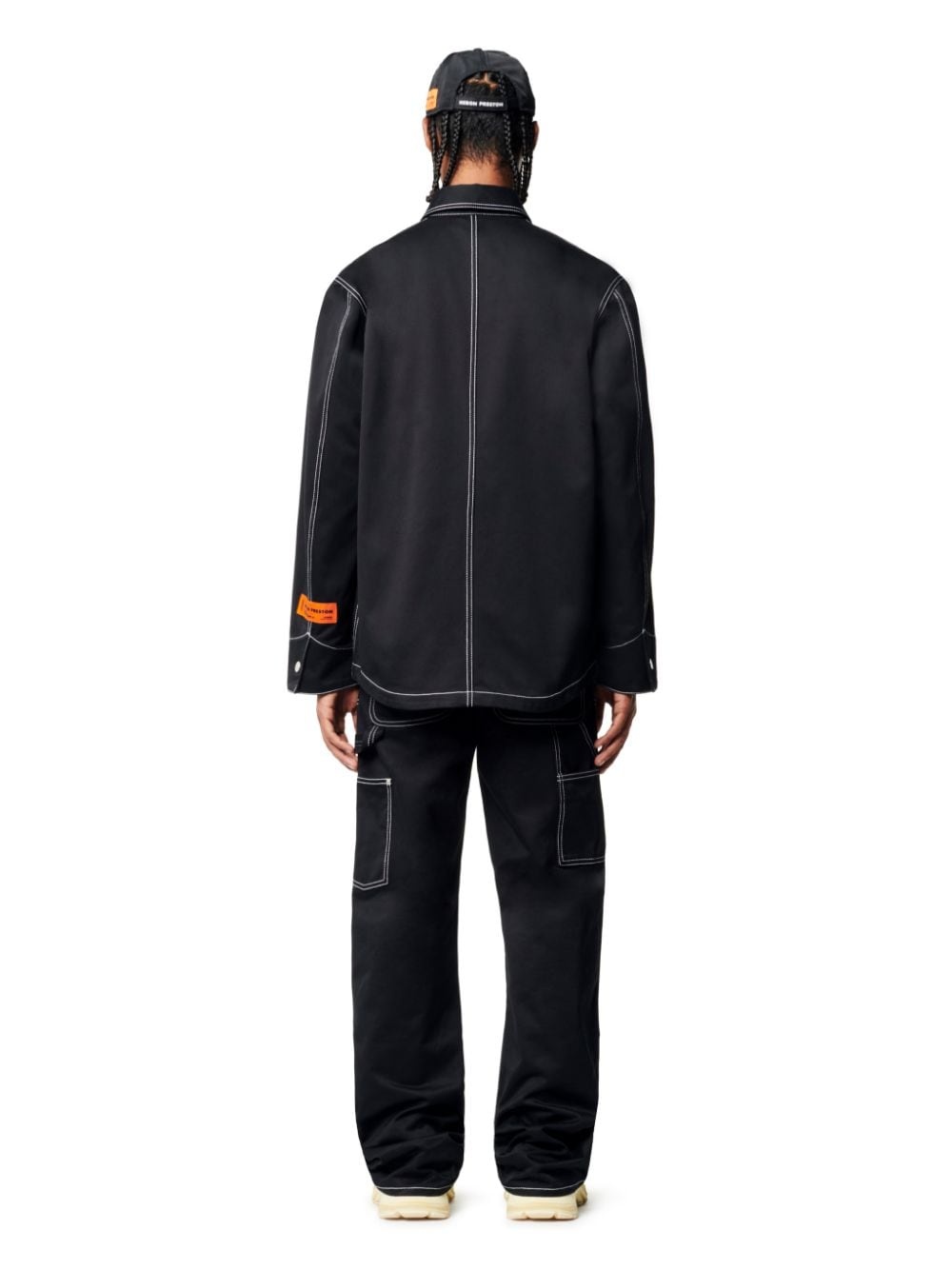 White Stitch Ghost Pocket Jkt - 4