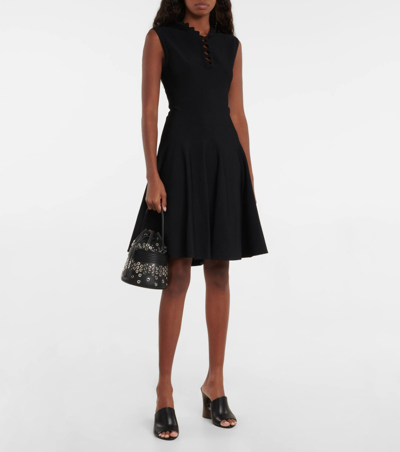 Alaïa Hooded knit minidress outlook