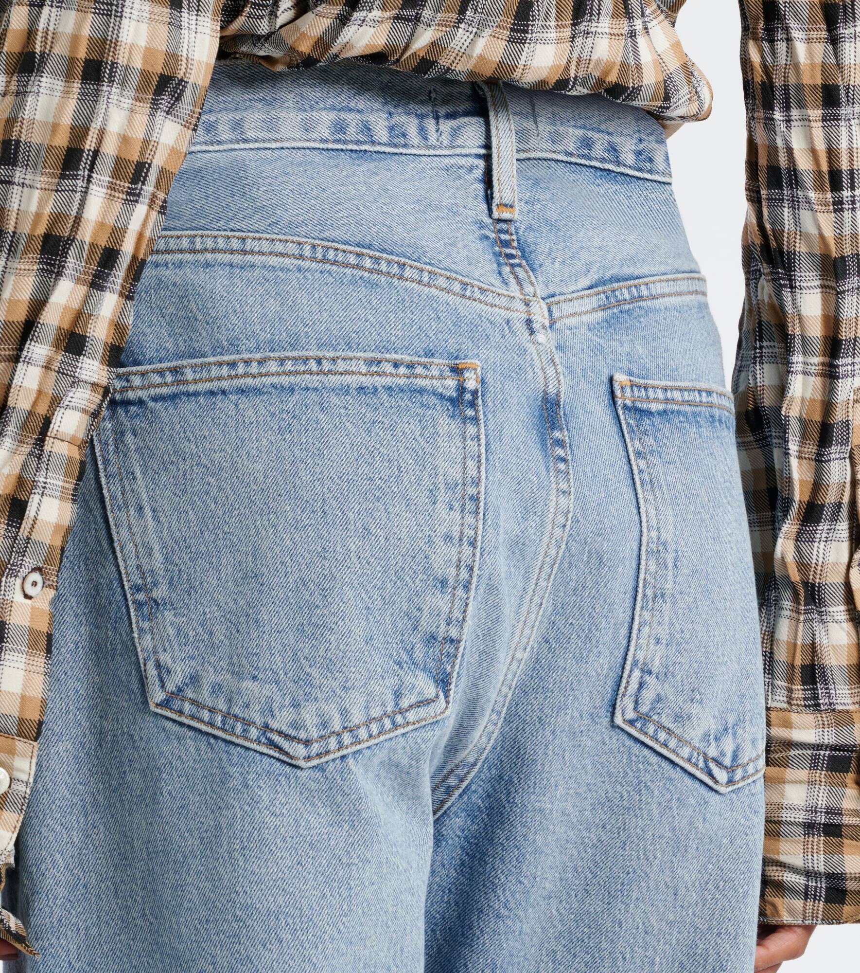 ‘90s mid-rise straight jeans - 5