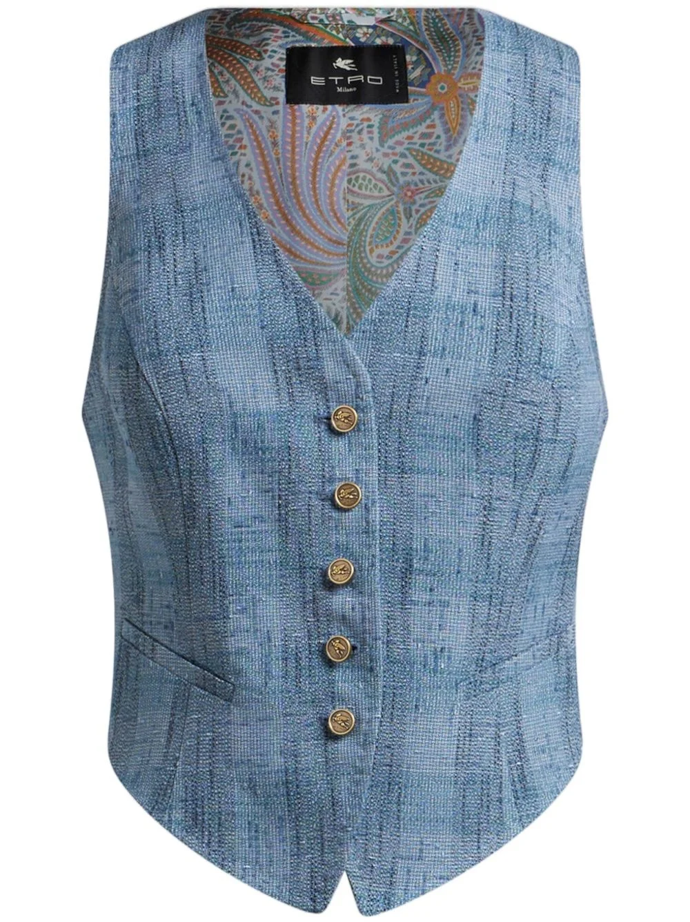 slub waistcoat - 1
