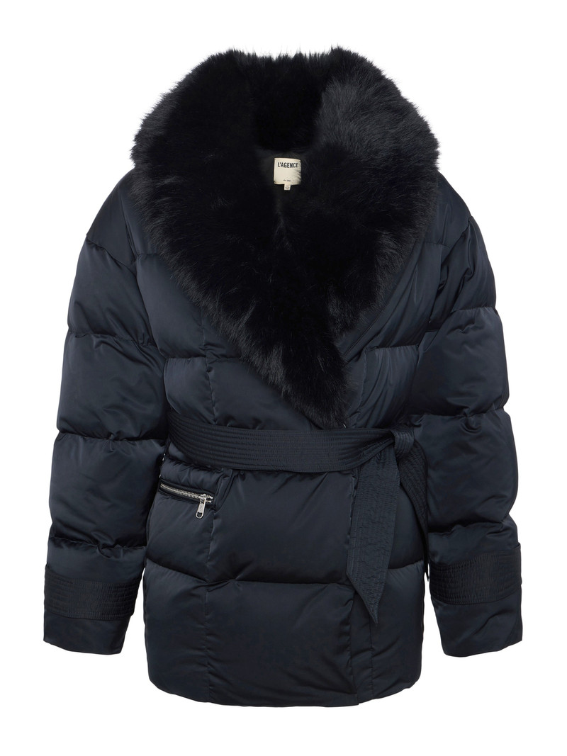 Vail Faux Fur Down Coat 1