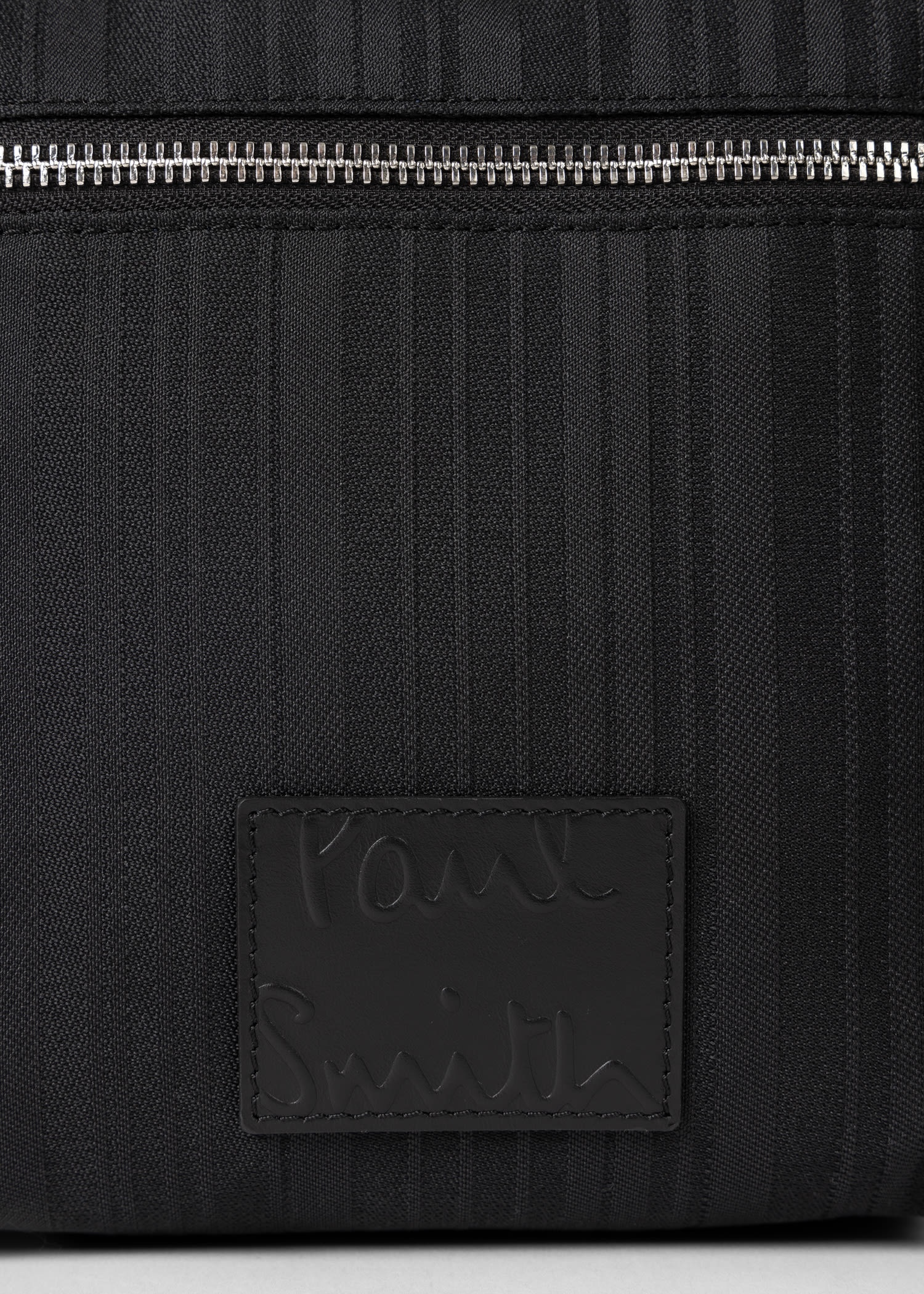 Paul Smith Logo-stripe Zipped Phone Crossbody Bag in Black