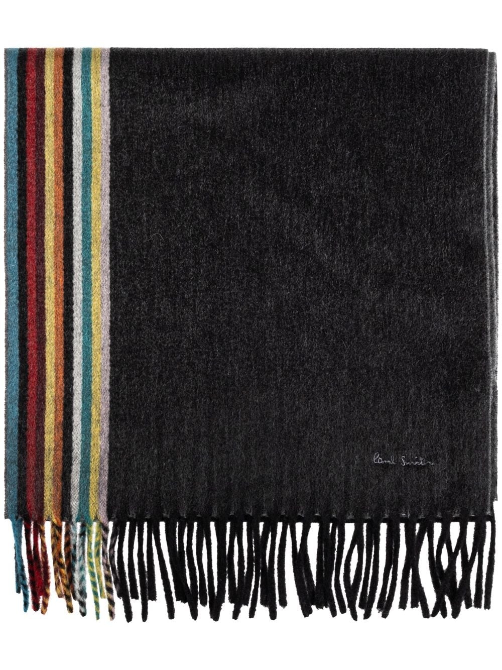 Signature Stripe cashmere scarf - 1
