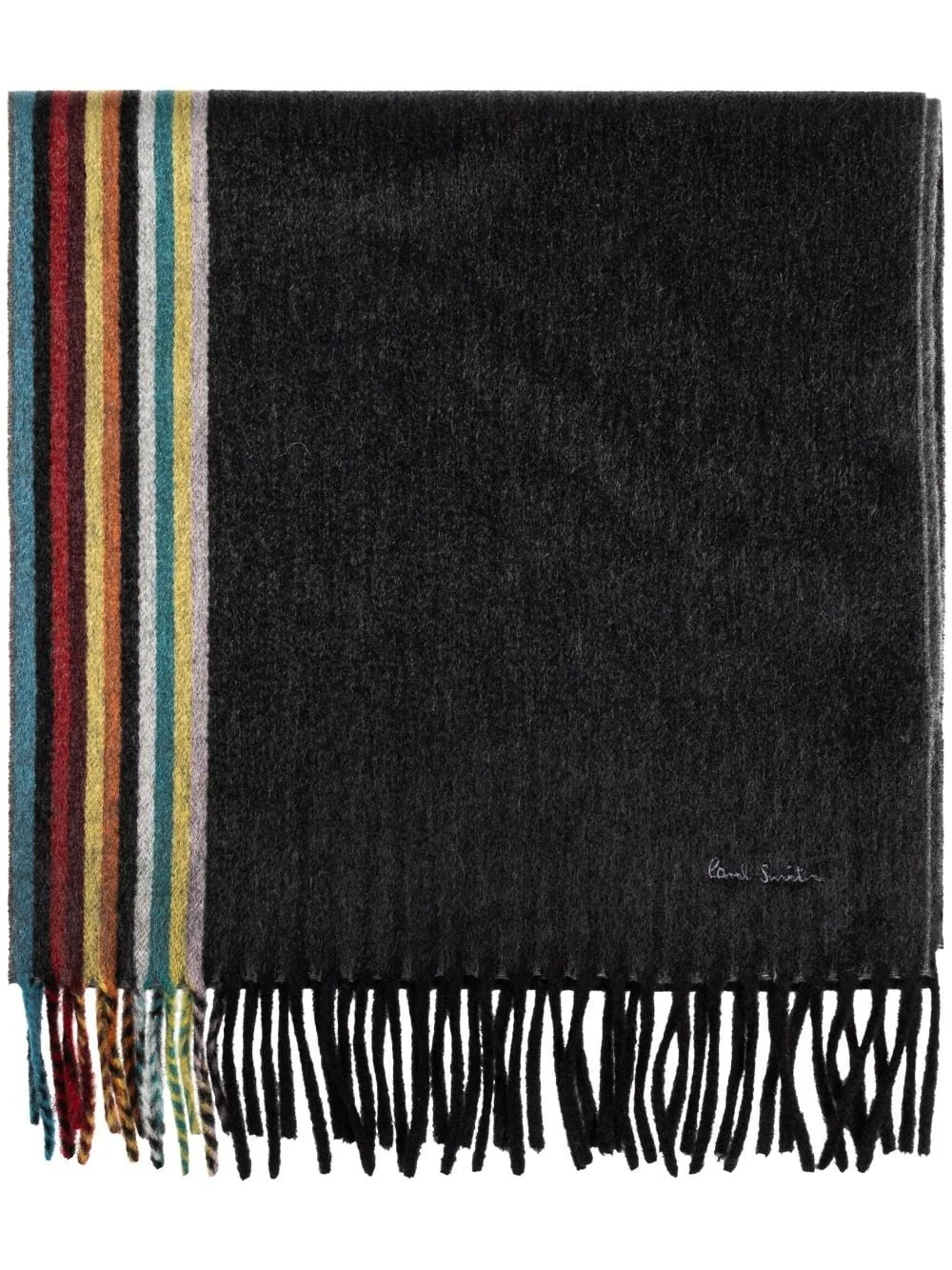Signature Stripe cashmere scarf - 1