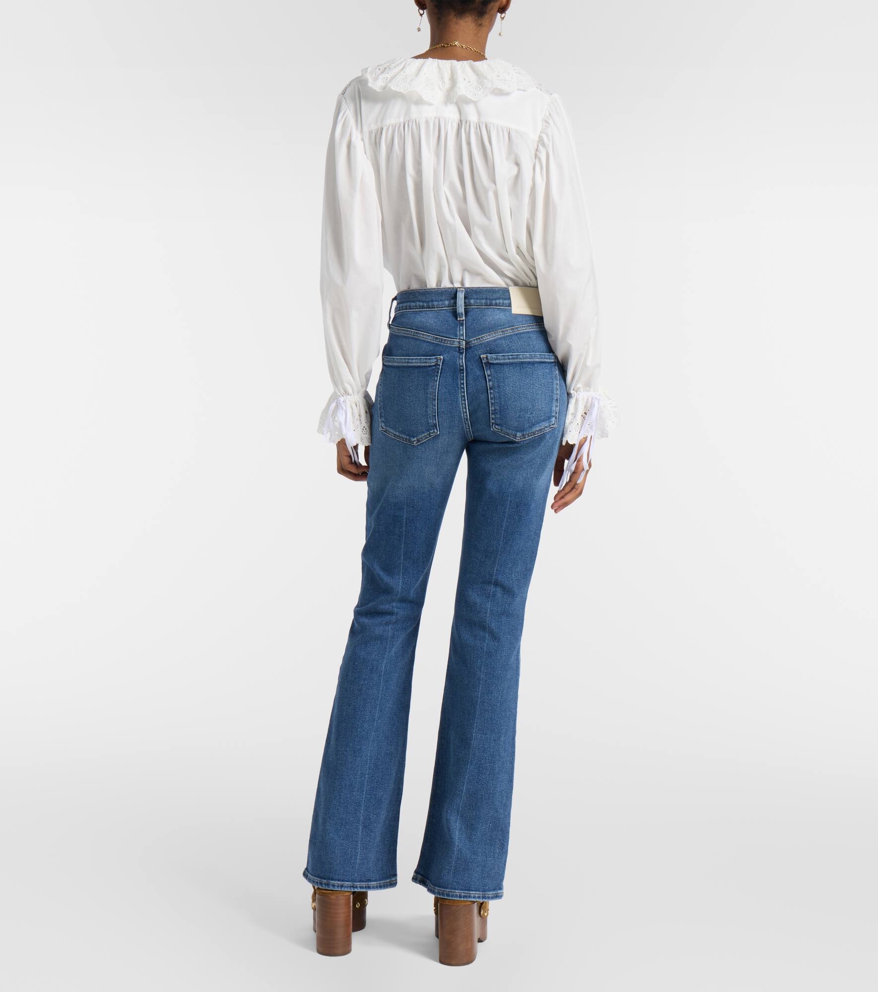 Lilah 325 high-rise flared jeans - 3