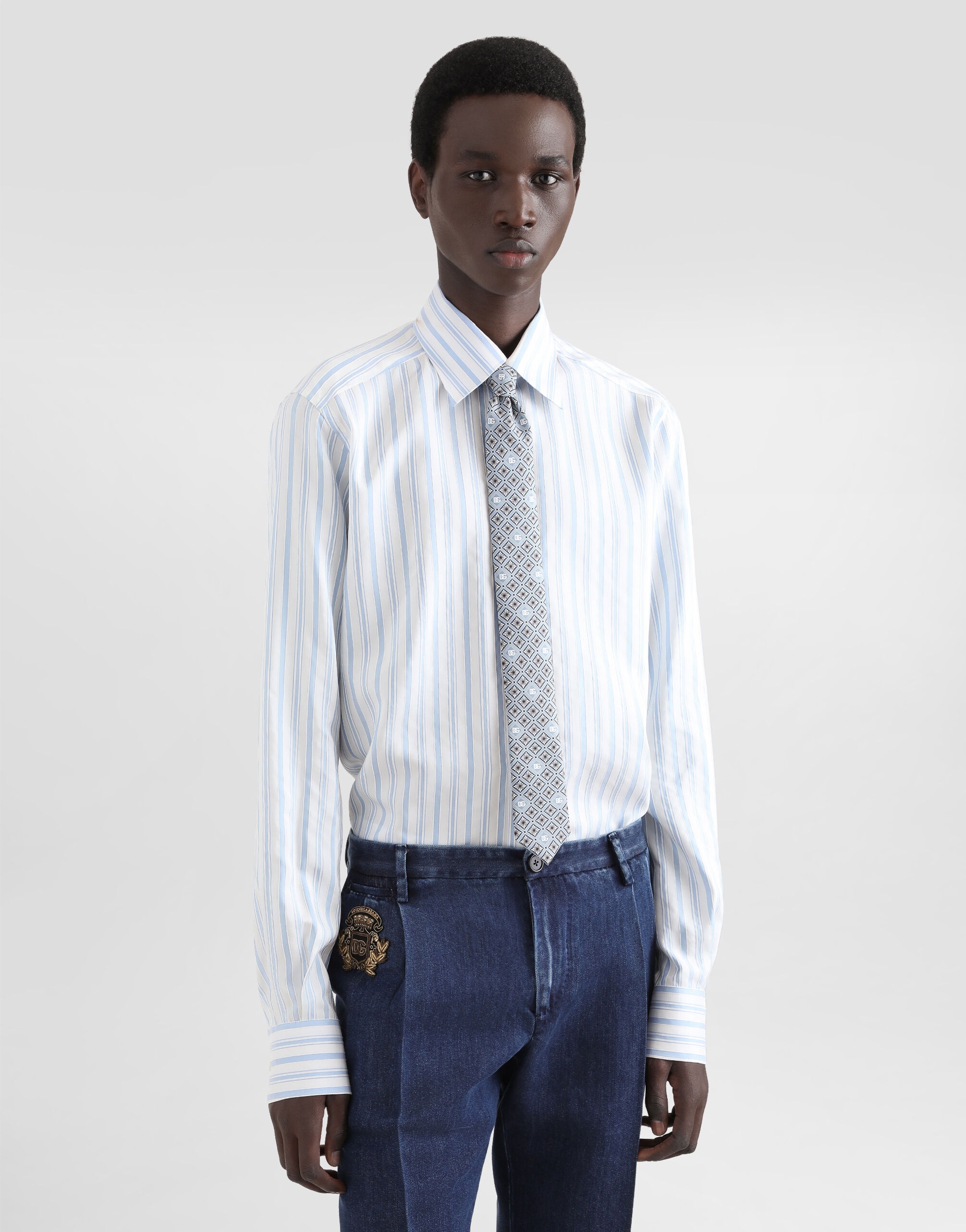 Striped cotton shirt - 4