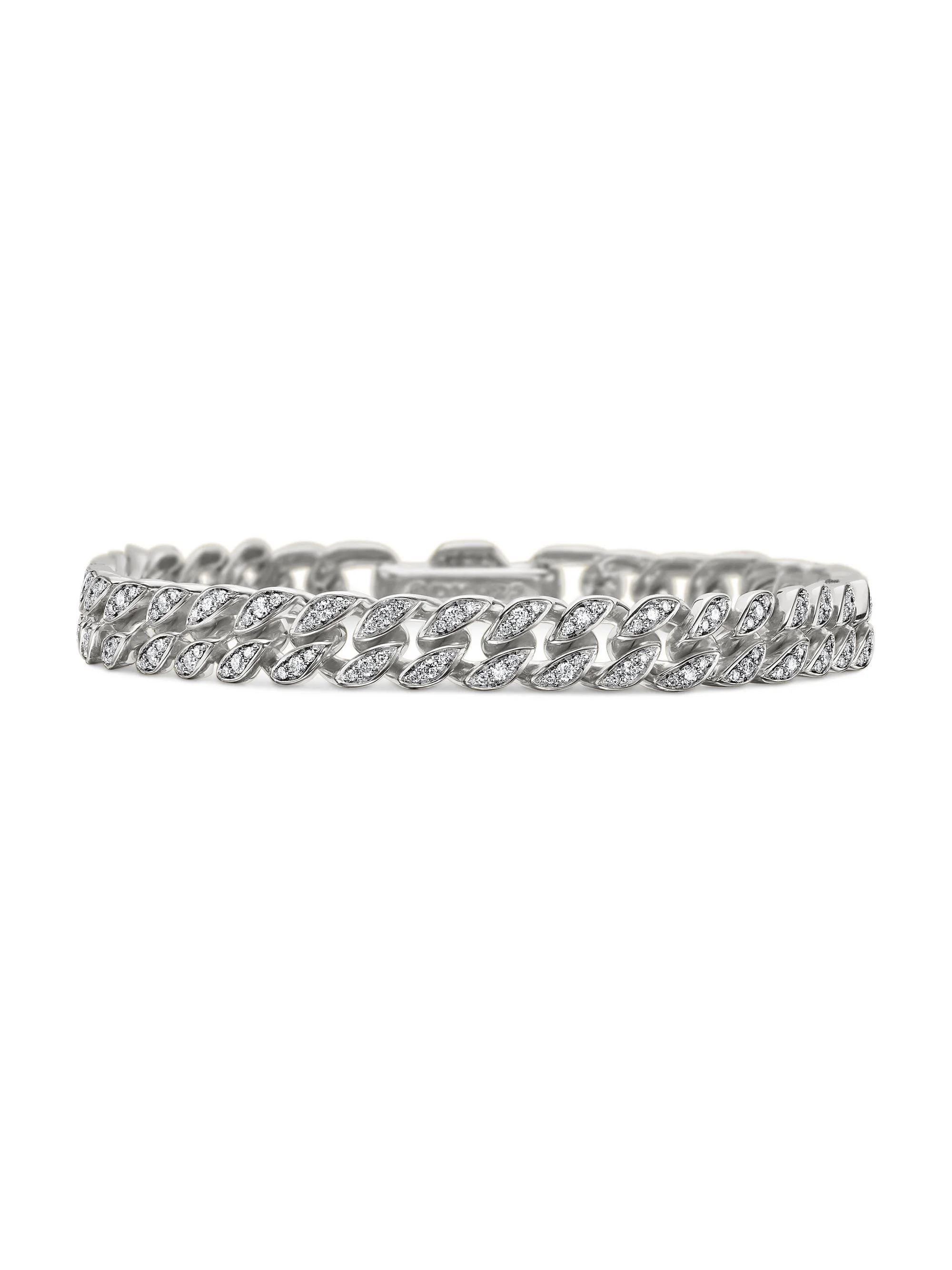 Women's Curb Chain Bracelet in Sterling Silver - Silver - 1