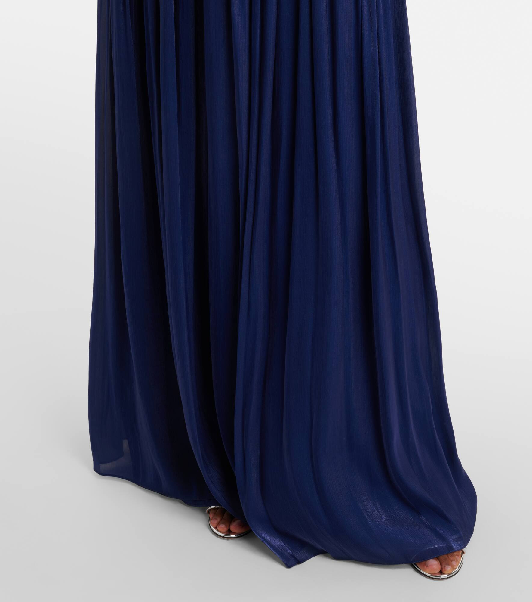 Silia ruched georgette gown - 6