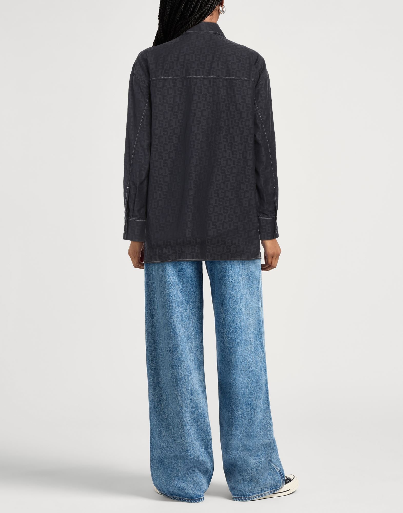 Black Women's Patterned Shirts & Blouses - 3