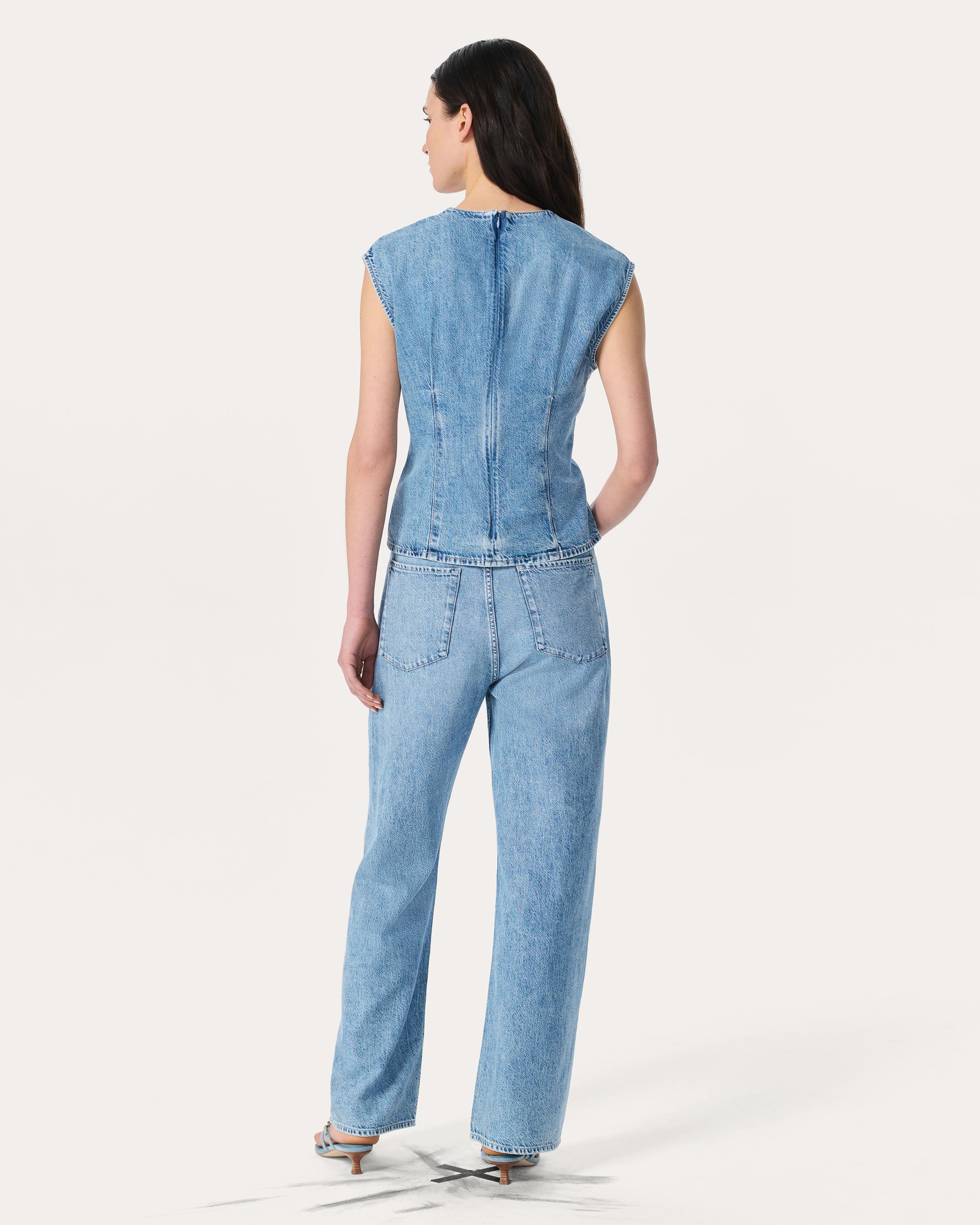 Ava Denim Top
Ultra Featherweight in Tilden - 6