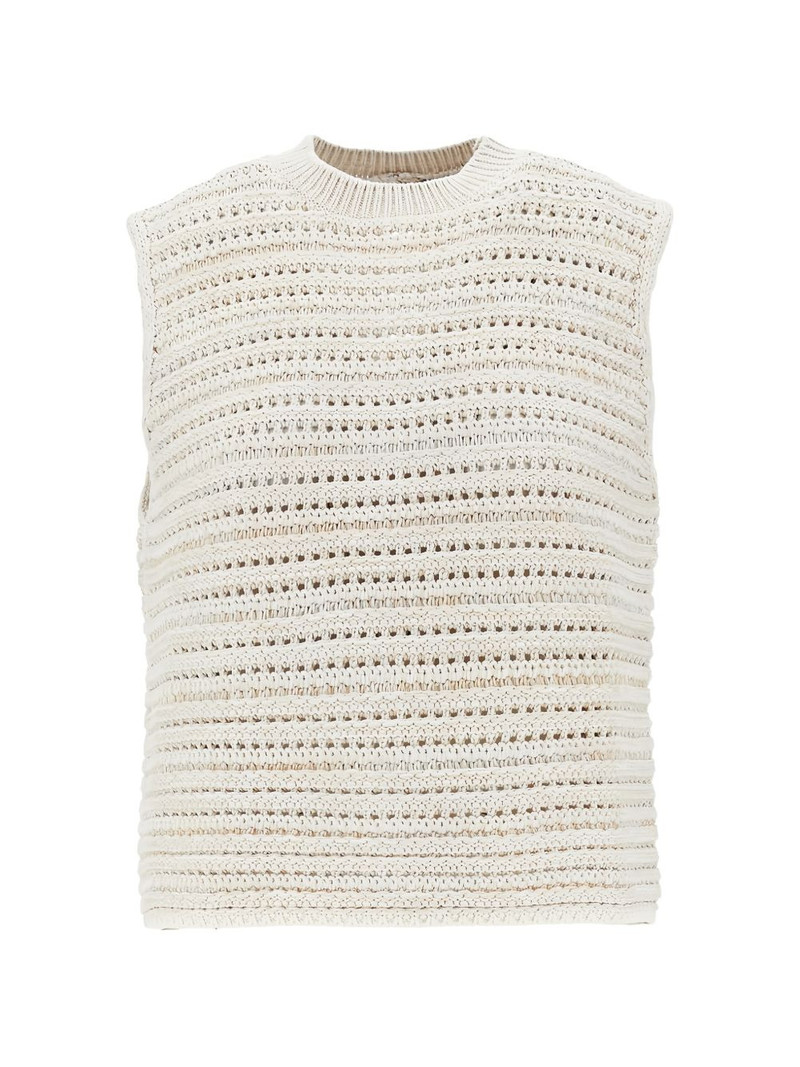 pointelle-knit top 1