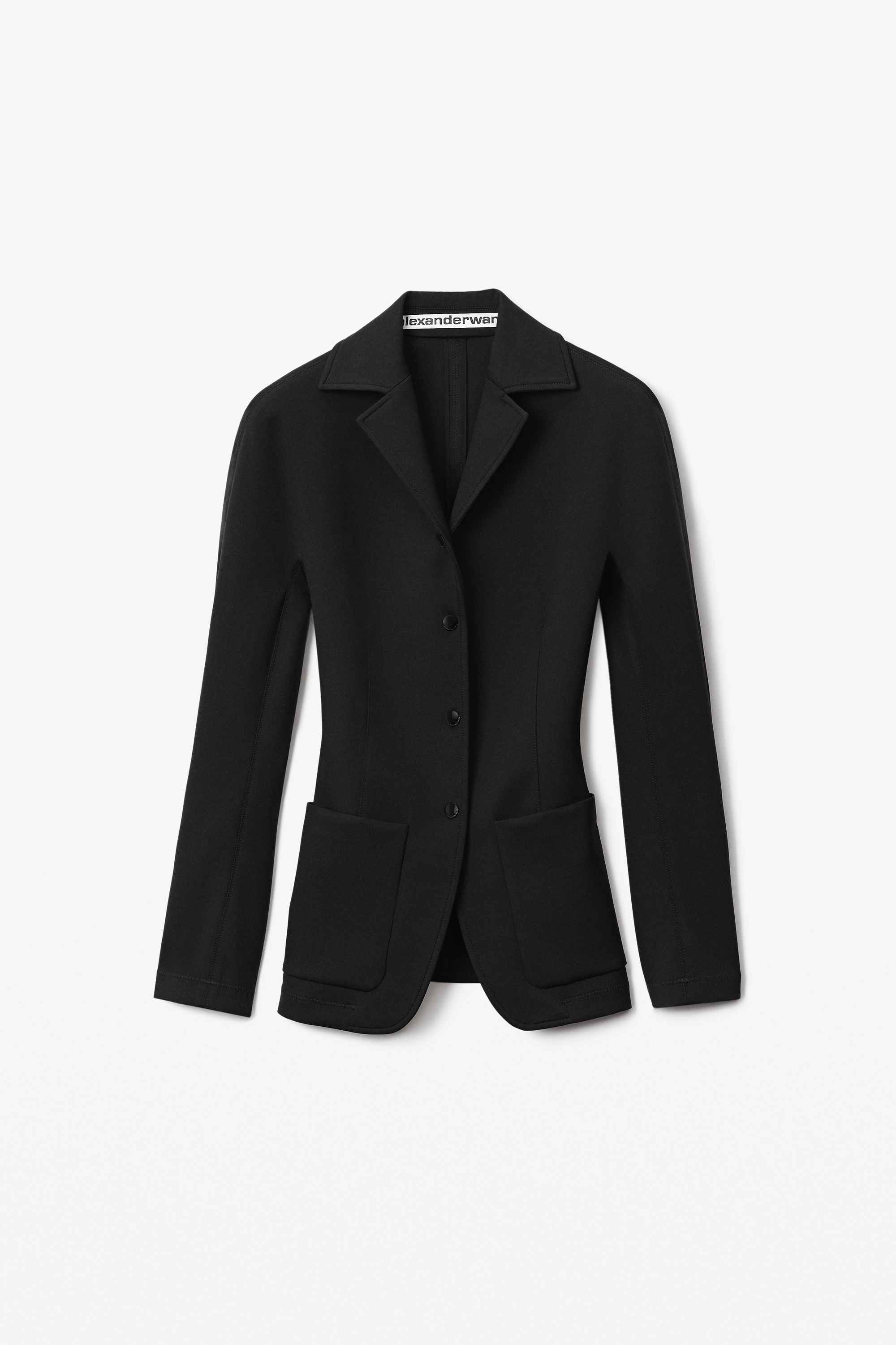 GUSSET BLAZER IN NEOPRENE JERSEY - 1