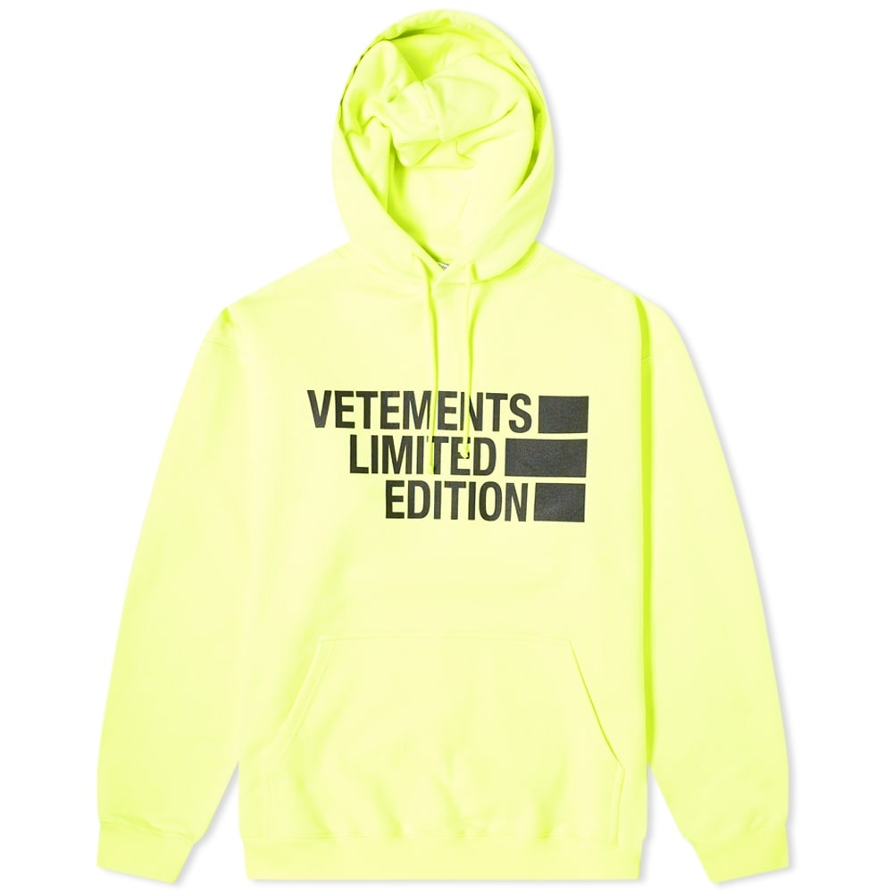 VETEMENTS Oversized Logo Limited Edition Hoody - 1