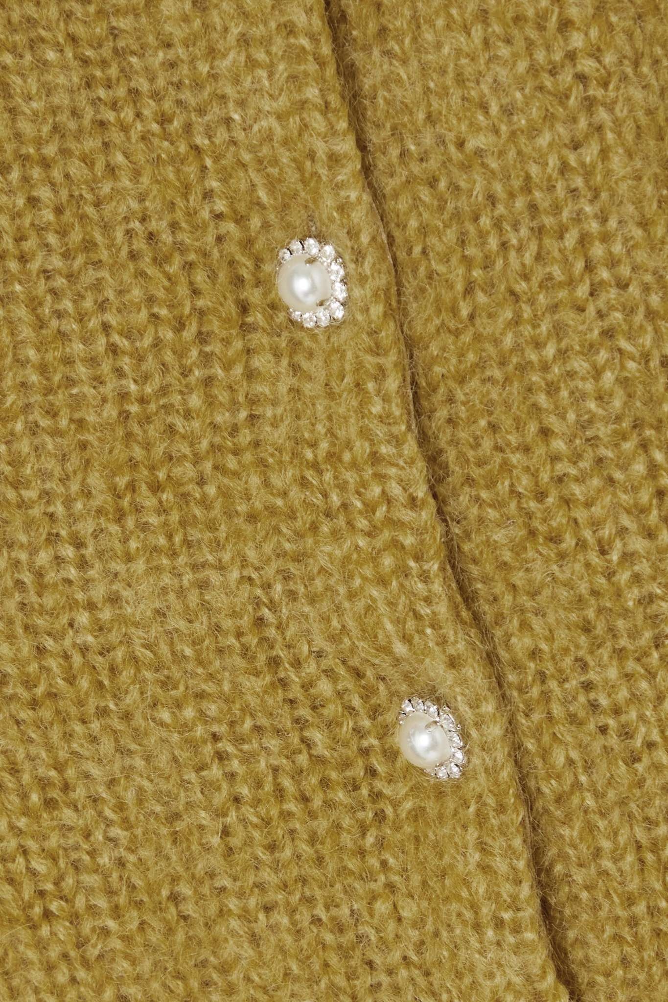 Vanessa embellished mohair-blend cardigan - 5