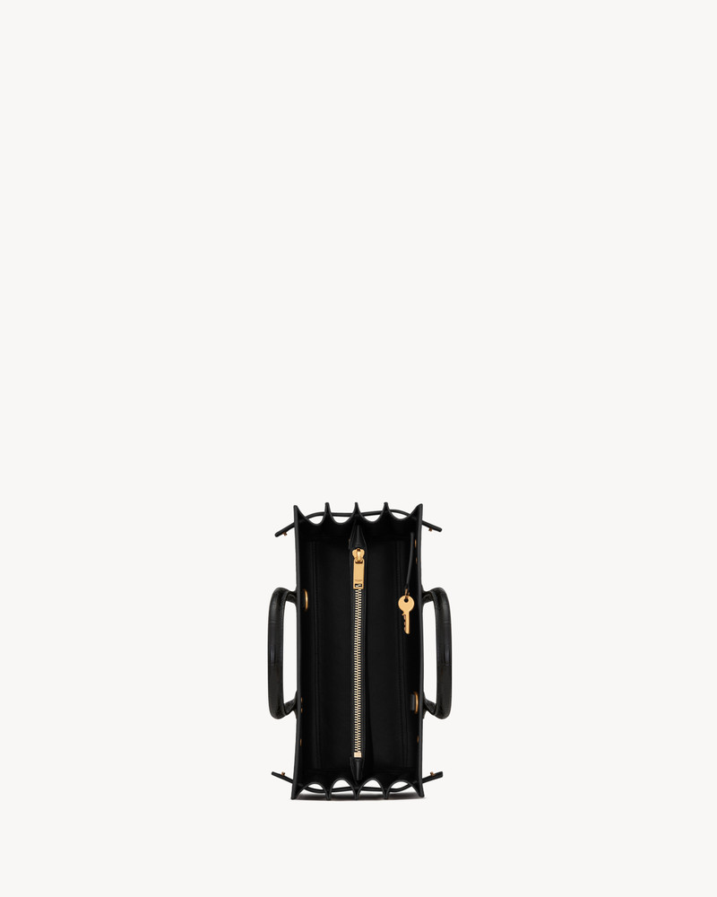 SAC DE JOUR BABY IN MATTE CROCODILE EMBOSSED LEATHER 4