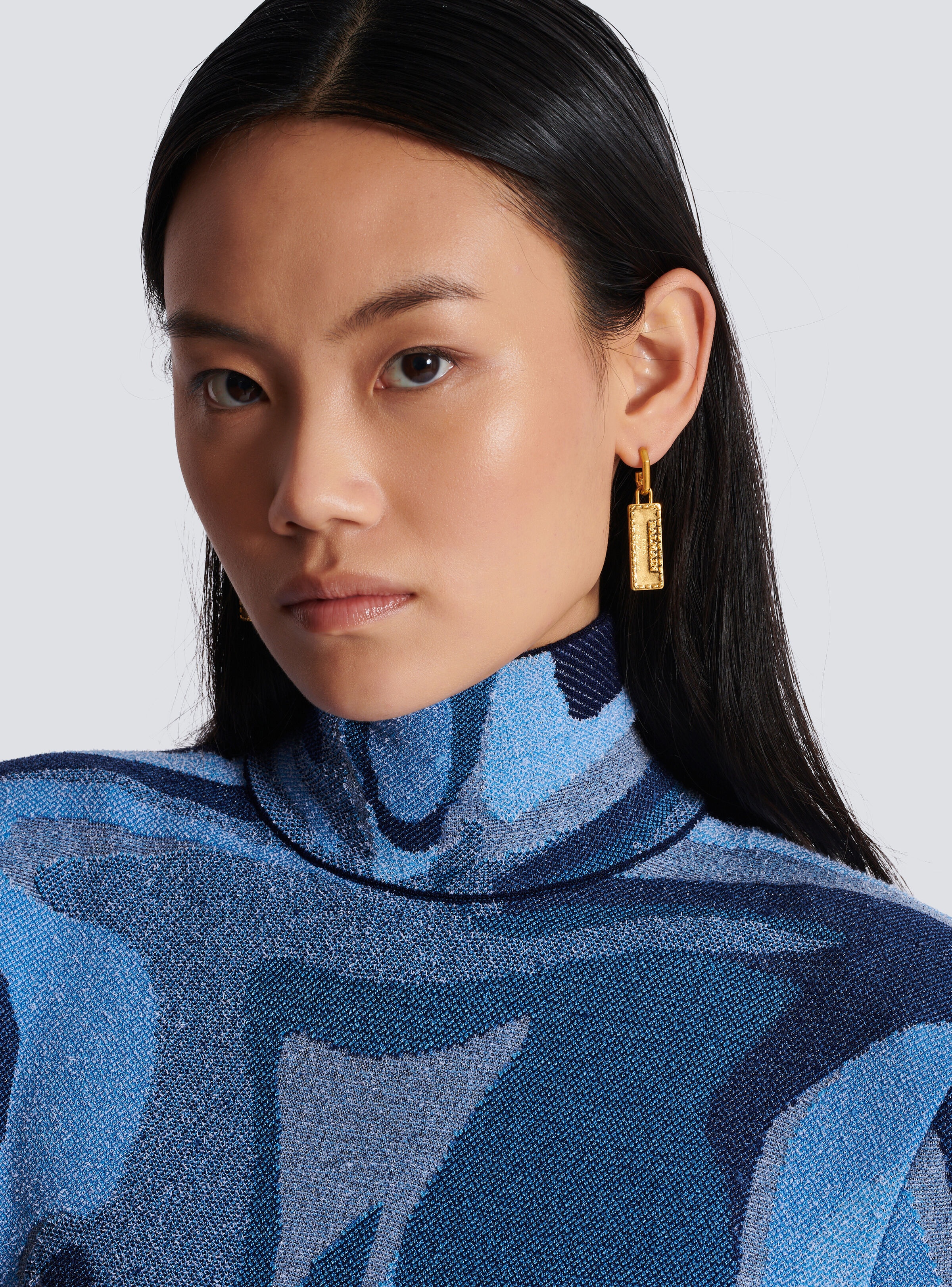 Balmain Signature Tubular earrings - 3