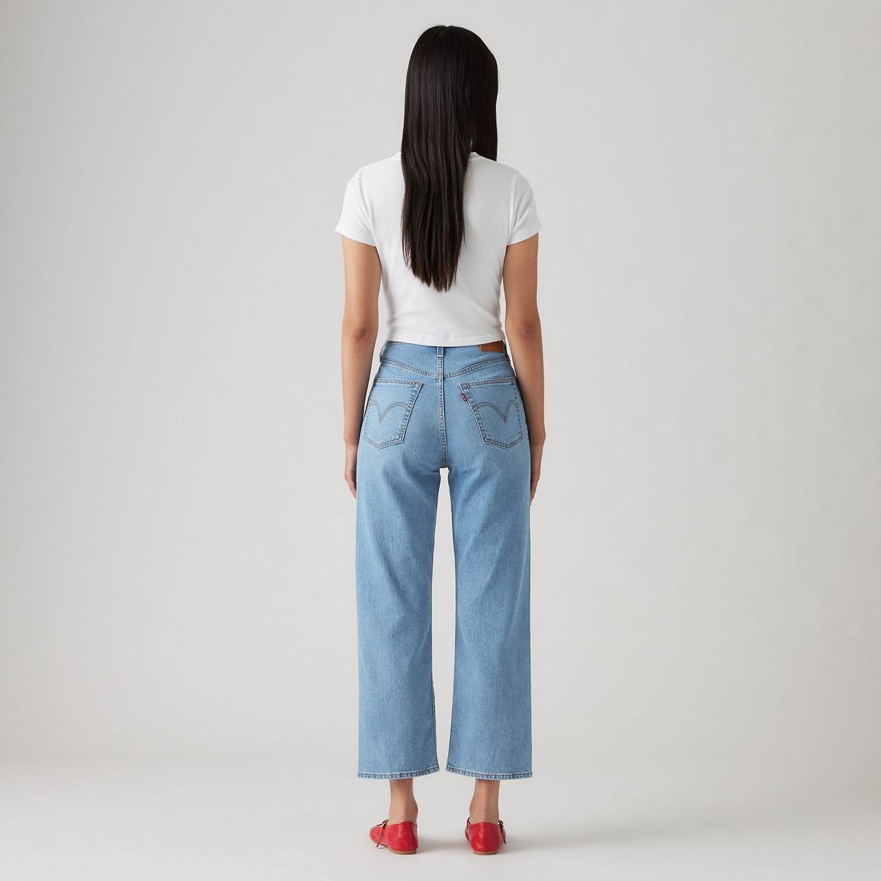 RIBCAGE STRAIGHT ANKLE WOMEN'S JEANS - 4
