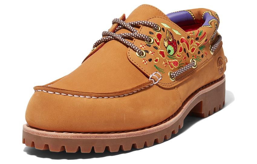 Timberland 3-Holes Boot Shoes x CLOT 'Wheat' A5Z9BW - 2