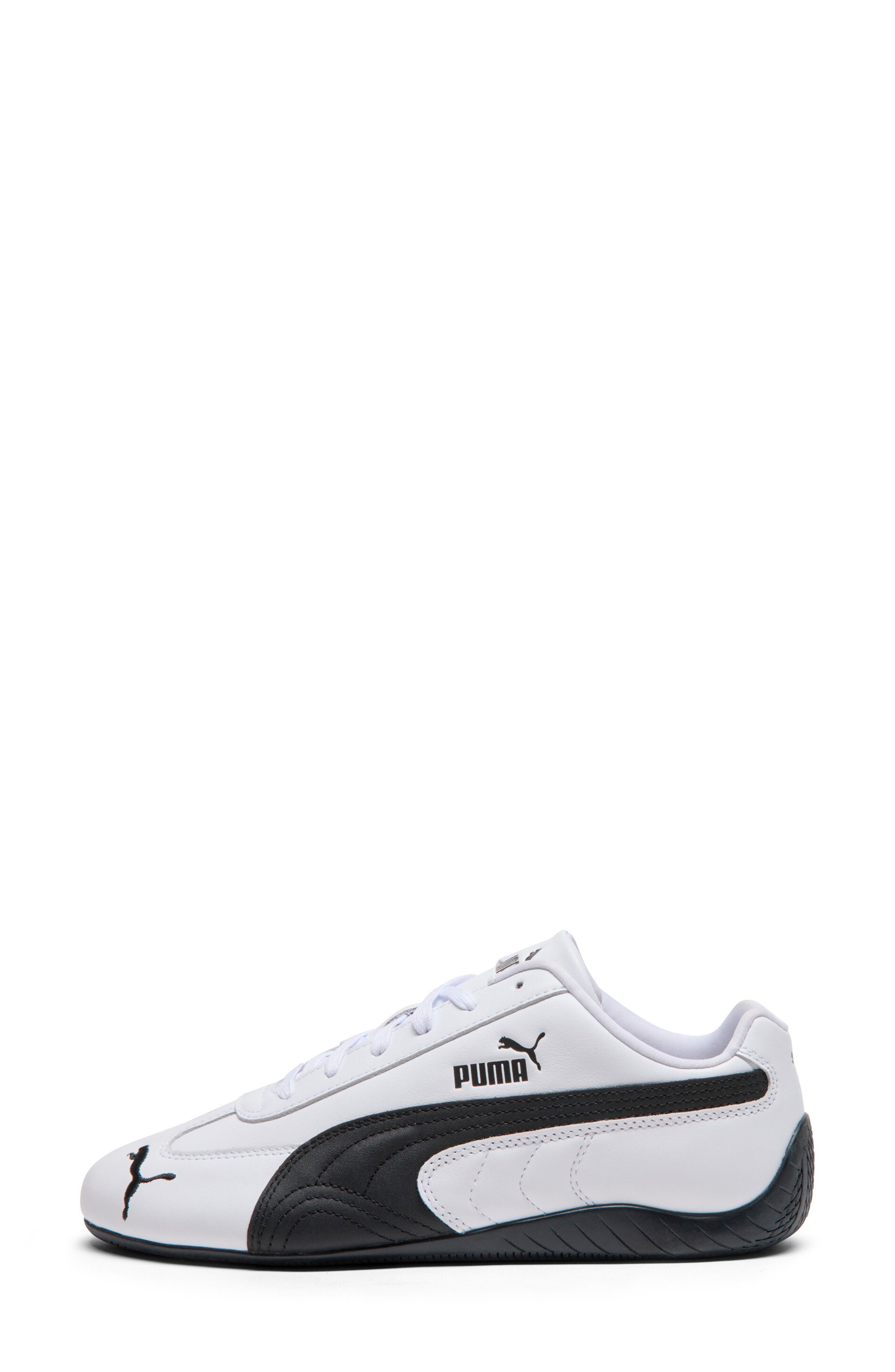 PUMA Speedcat Full Leather Sneaker in Puma White/Puma Black at Nordstrom - 2