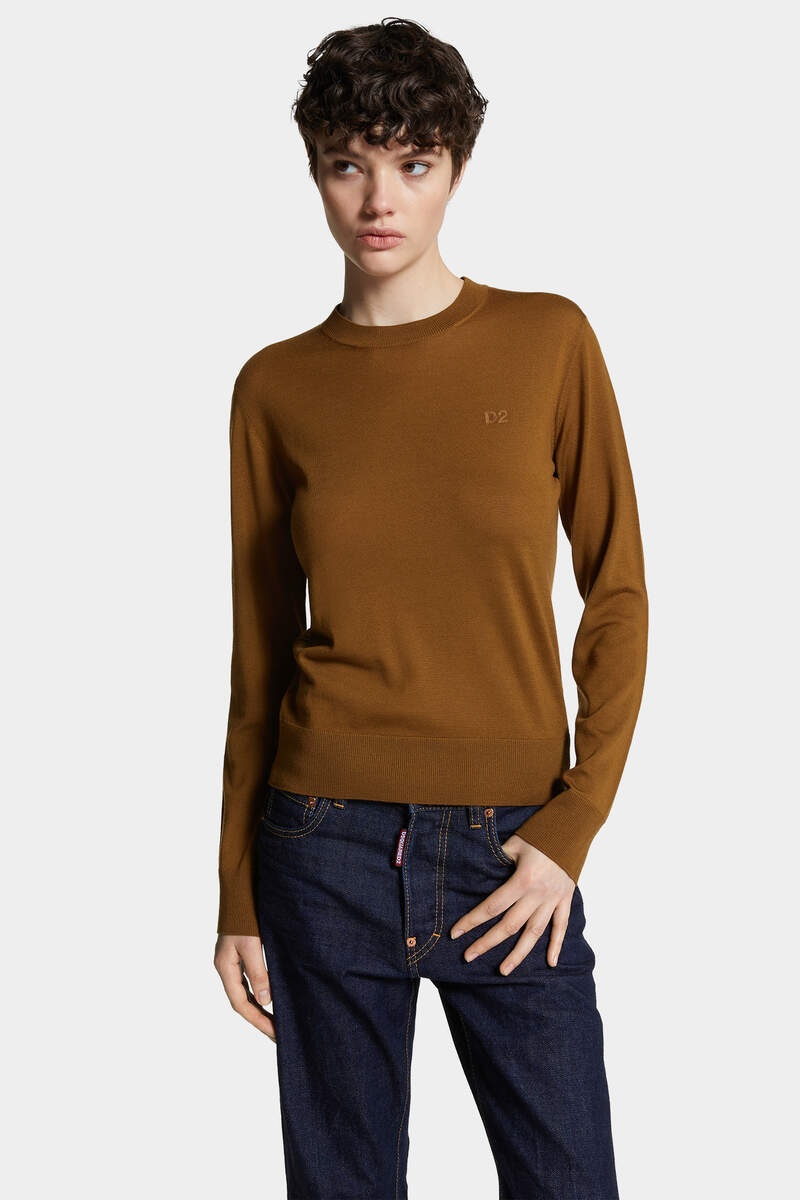 D2 WOOL CREWNECK PULLOVER - 3