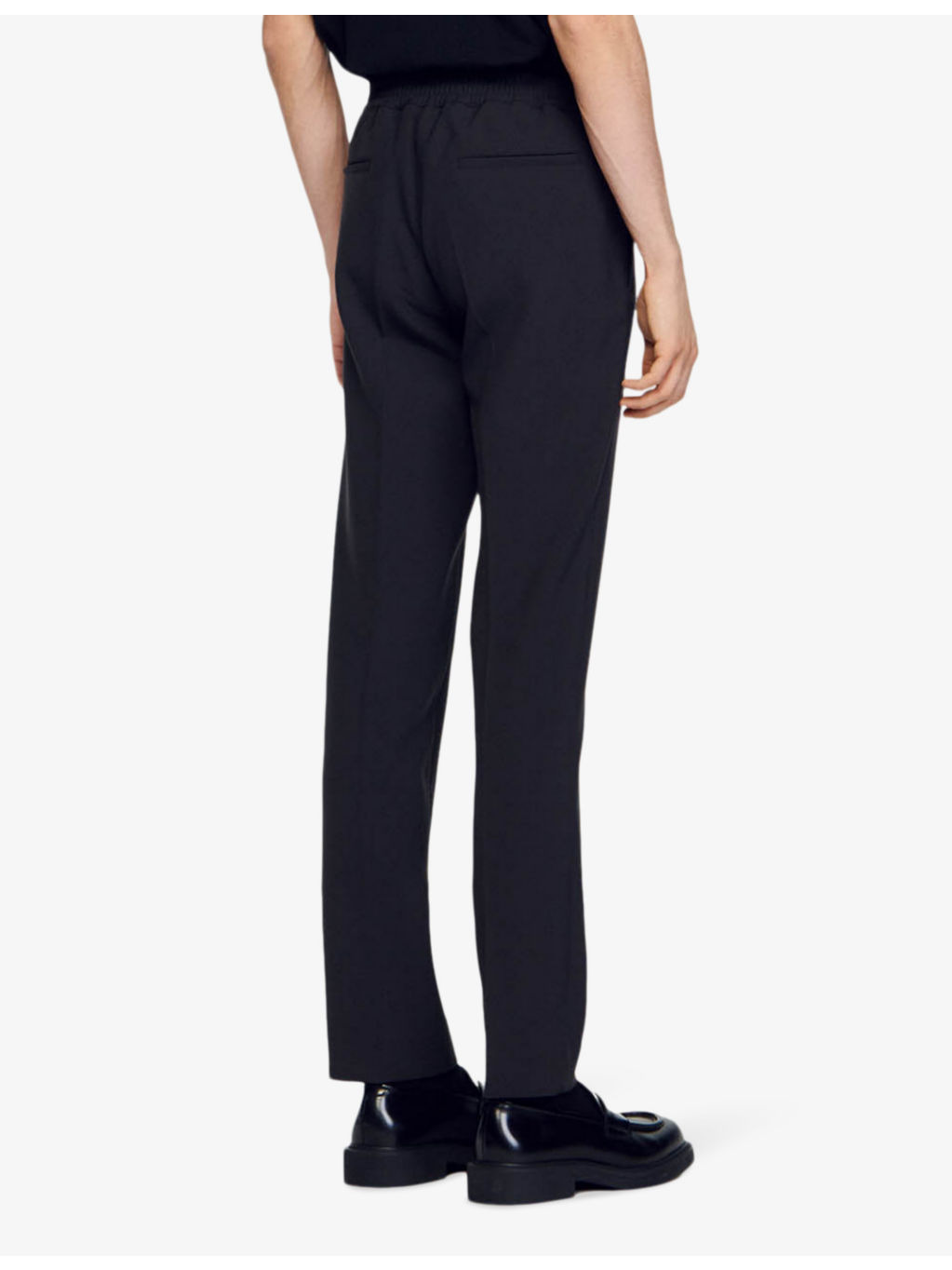High-rise stretch-jersey trousers - 4