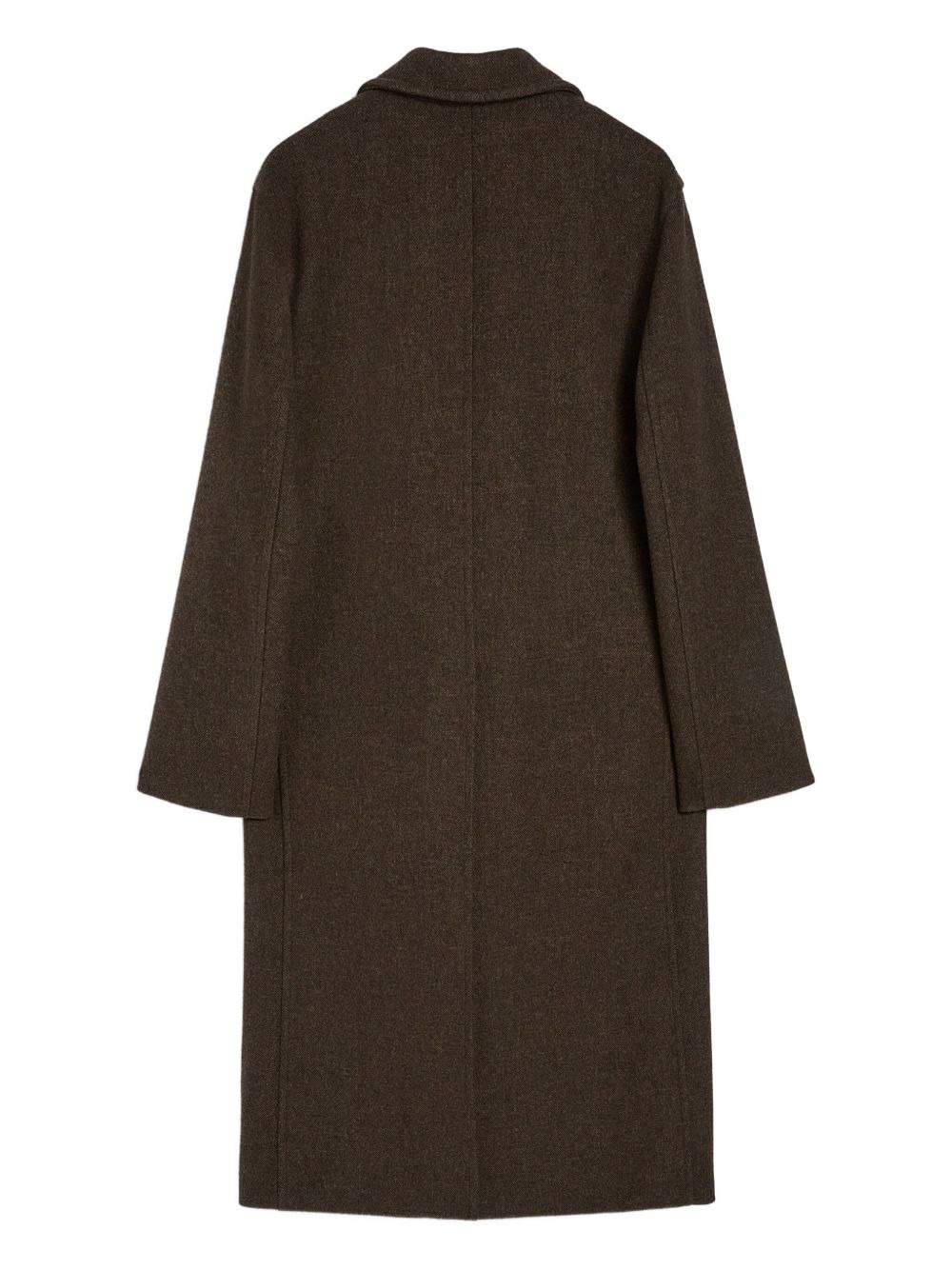 mélange-effect coat - 5