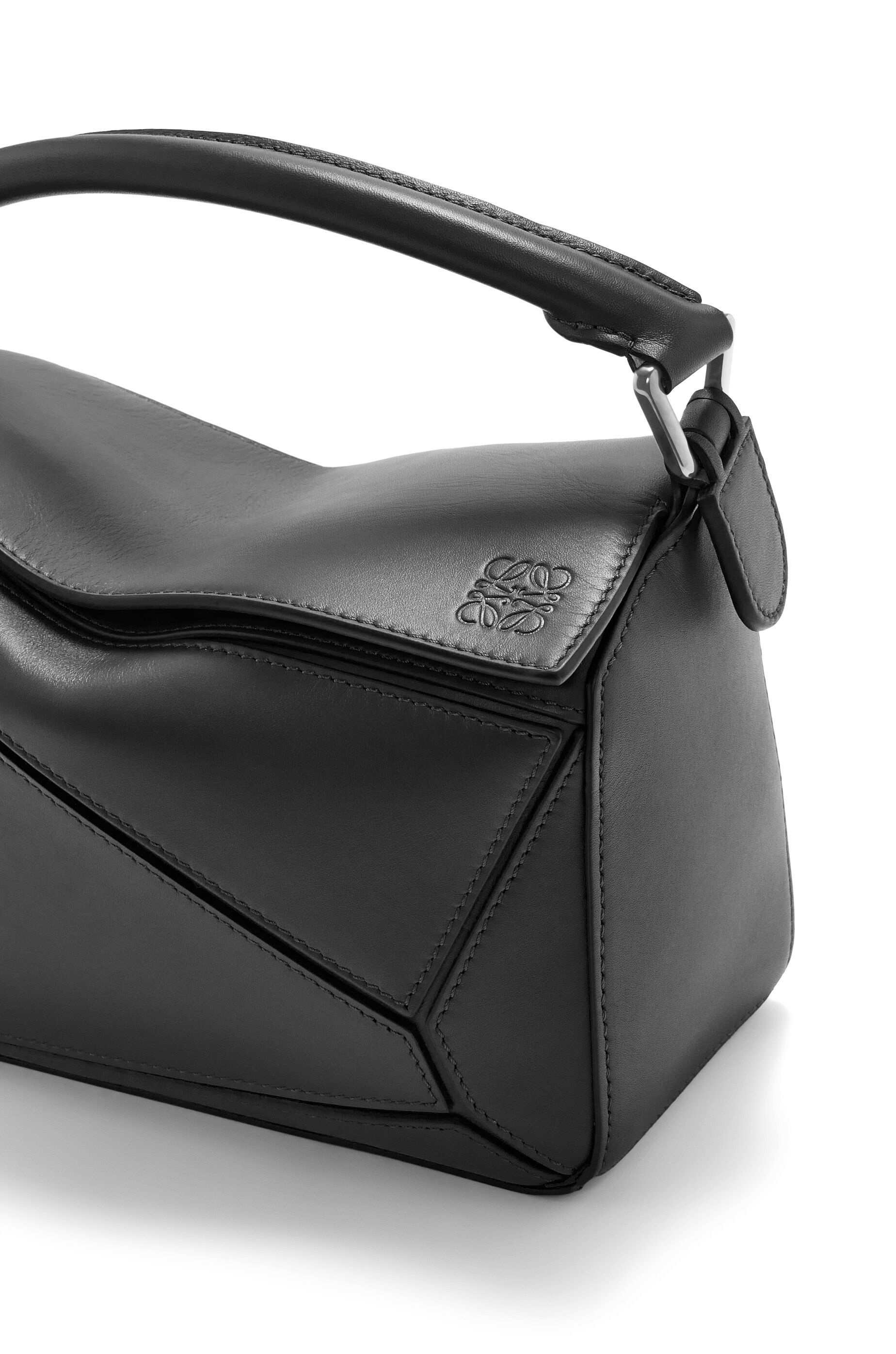 Small Puzzle bag in satin calfskin - 8