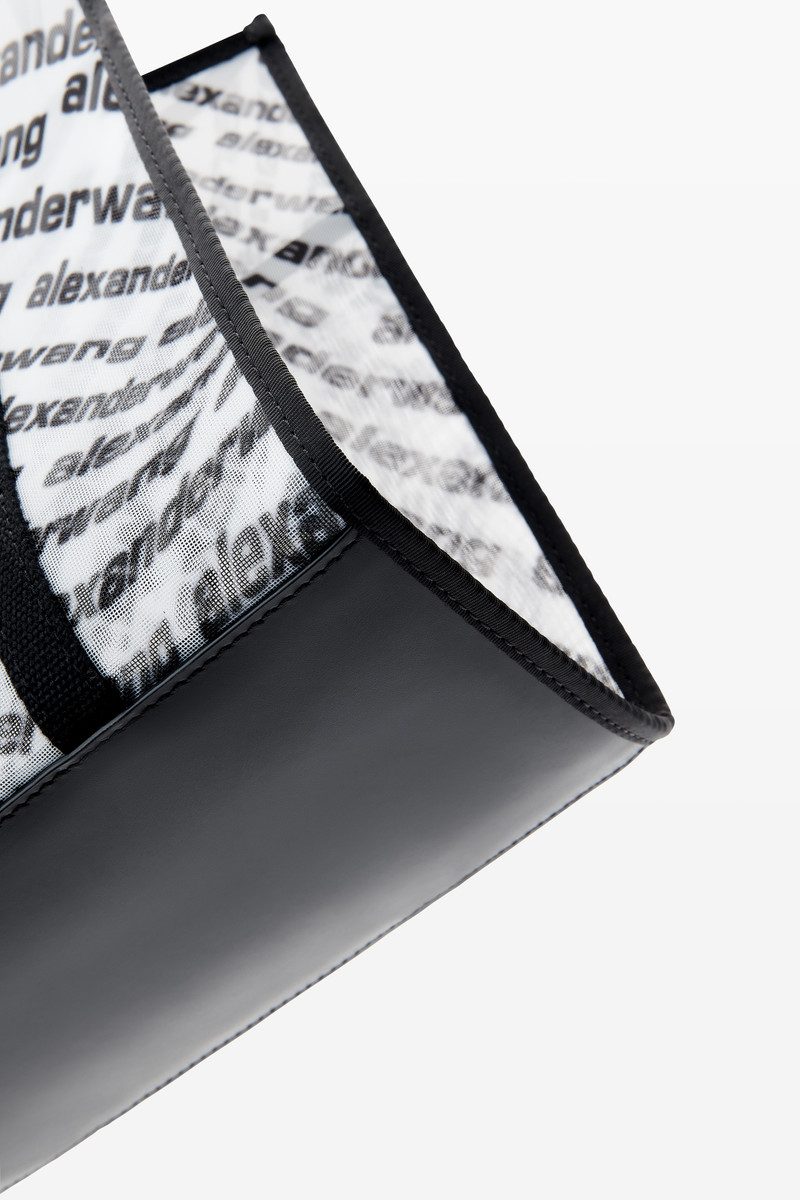 THE FREEZE SMALL TOTE IN LOGO MESH 5