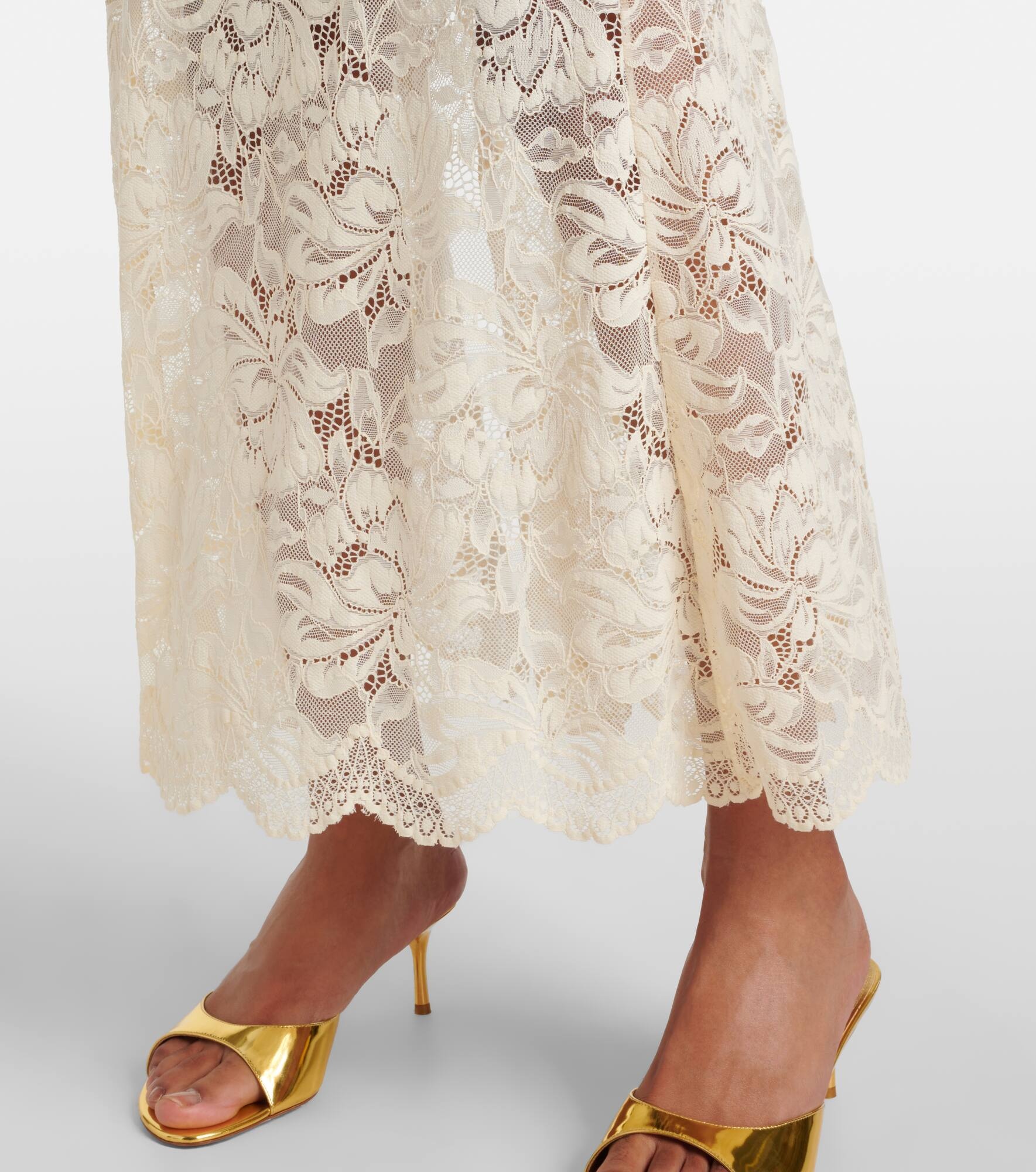 Lace maxi dress - 5