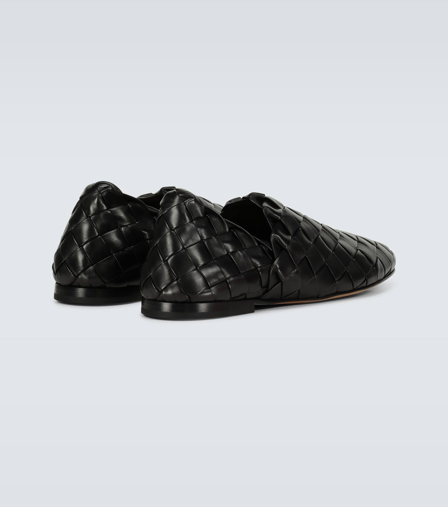 Intreccio leather slippers - 6