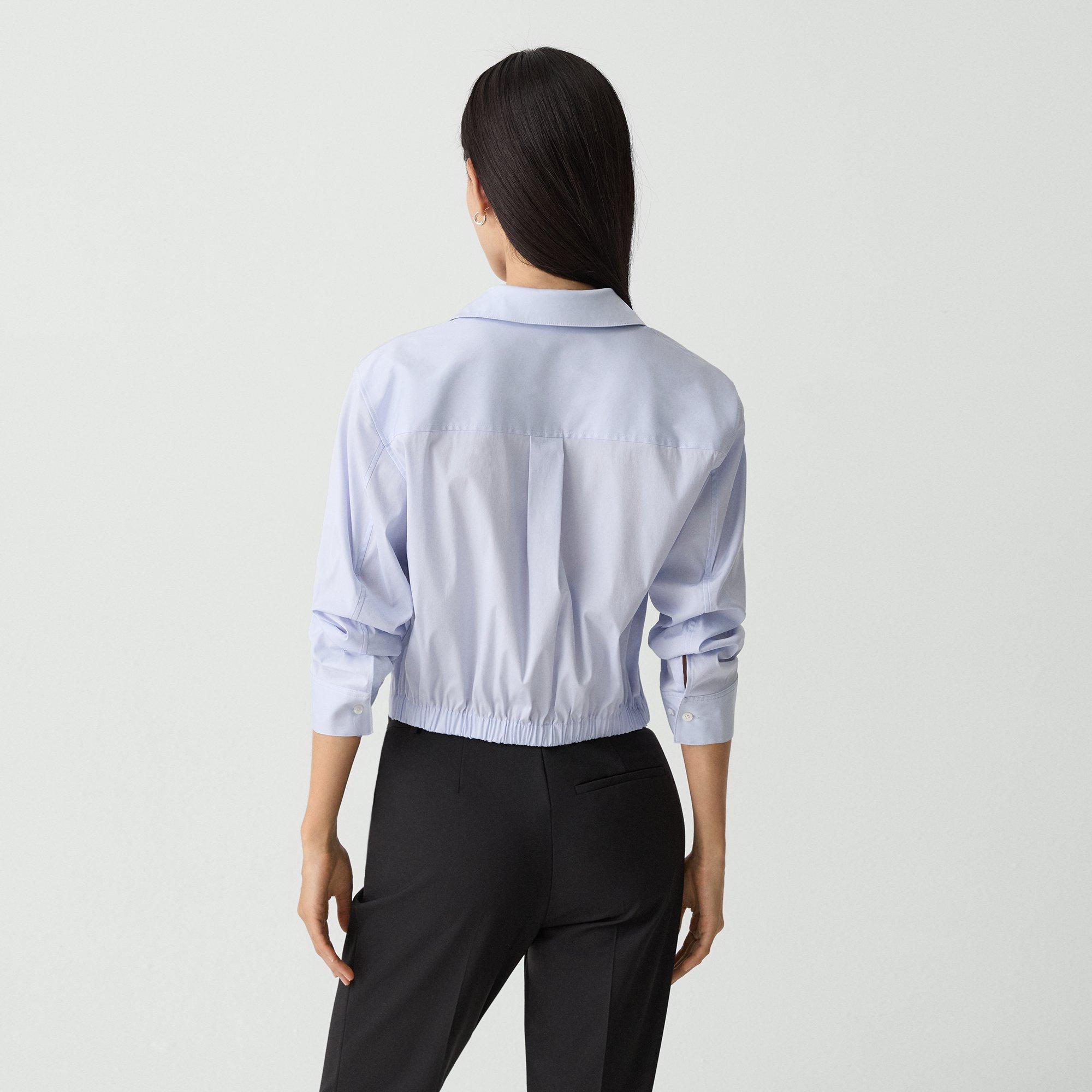 Cropped Shirt in Good Cotton - 4