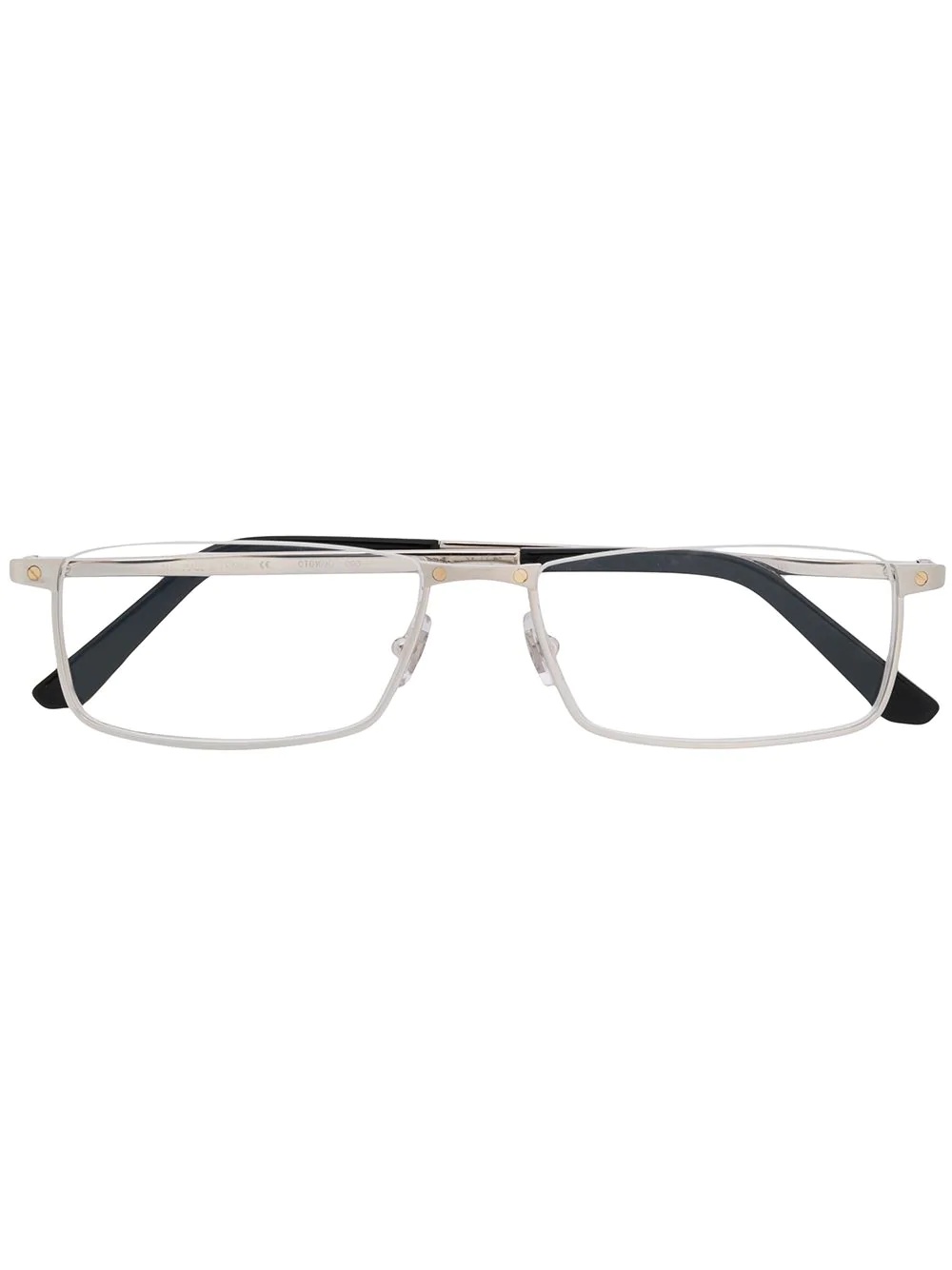 rectangular frame glasses - 1