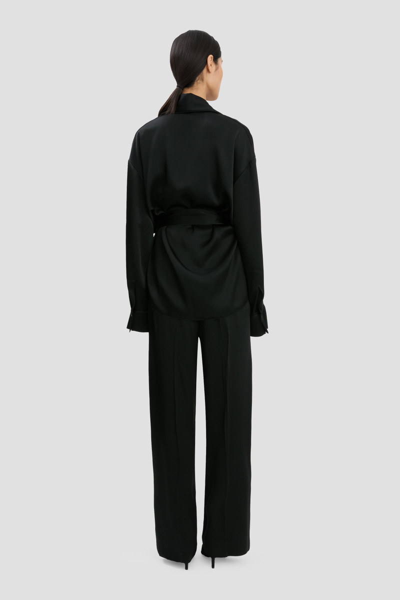 Wide Leg Trouser In Black 2