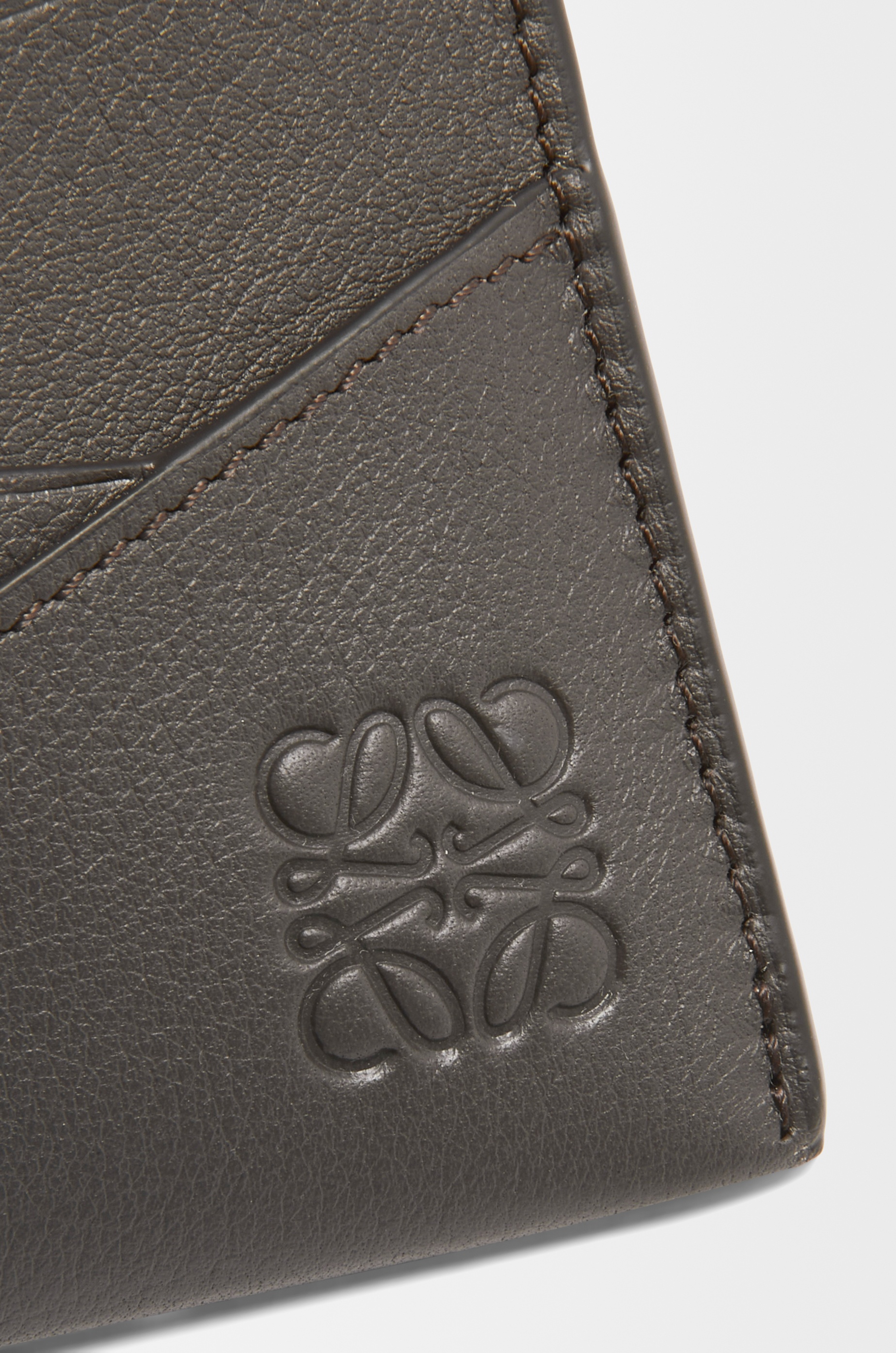 Puzzle plain cardholder in classic calfskin - 4