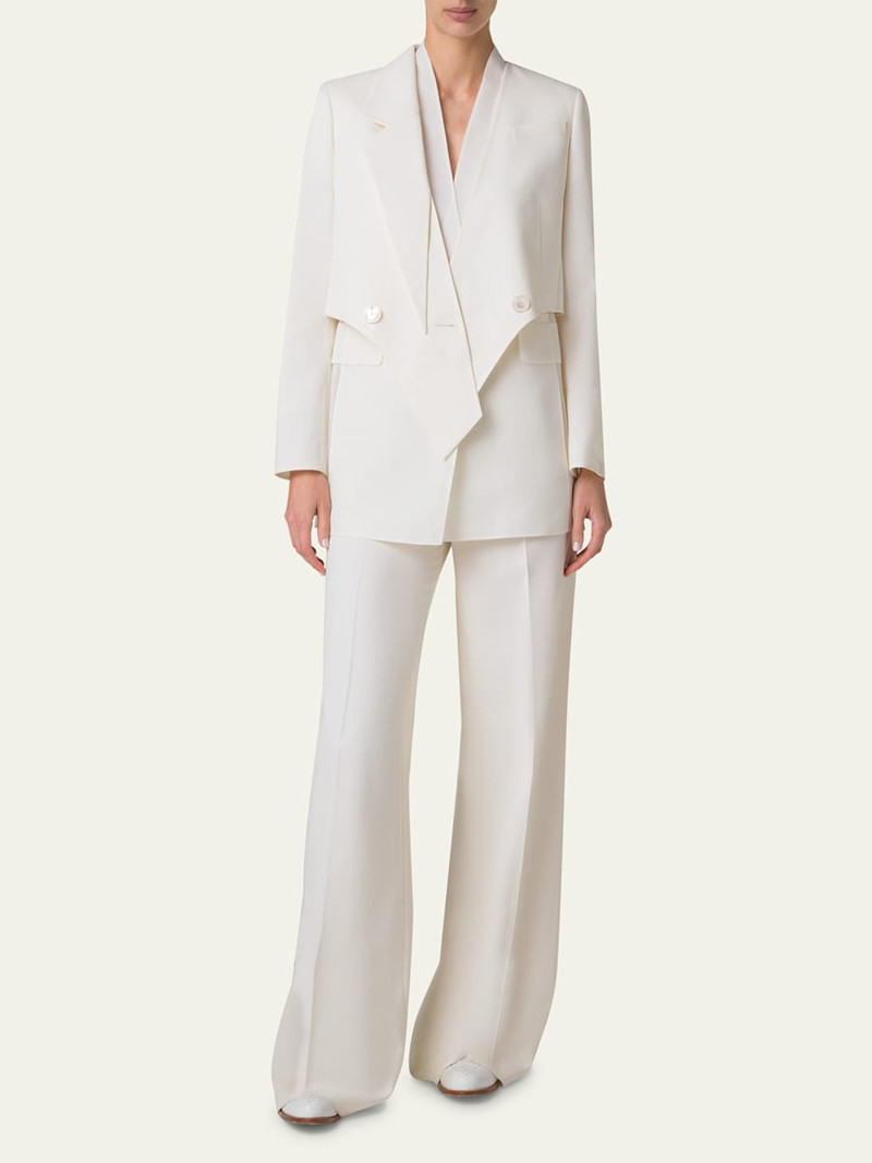 AKRIS Amie Short Wool Double-Face Jacket outlook