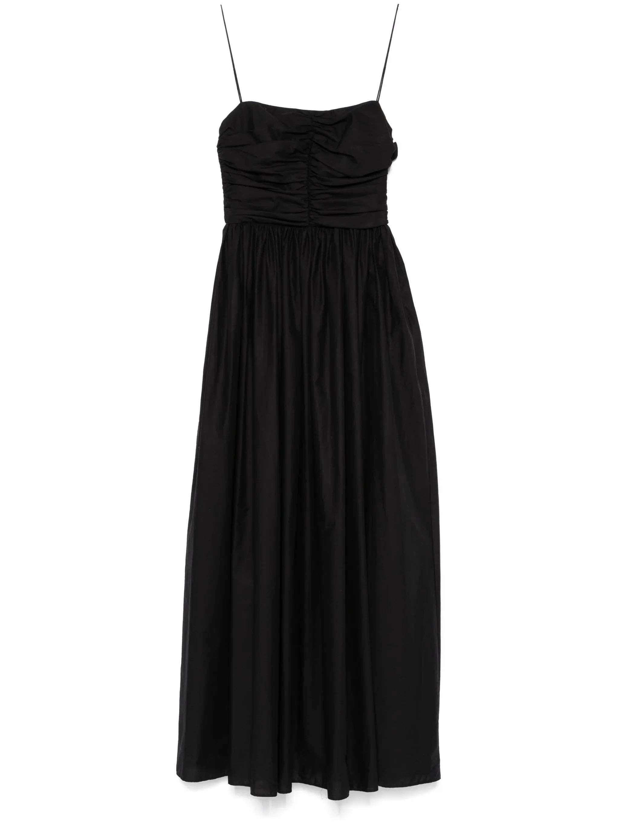 gathered maxi dress - 1
