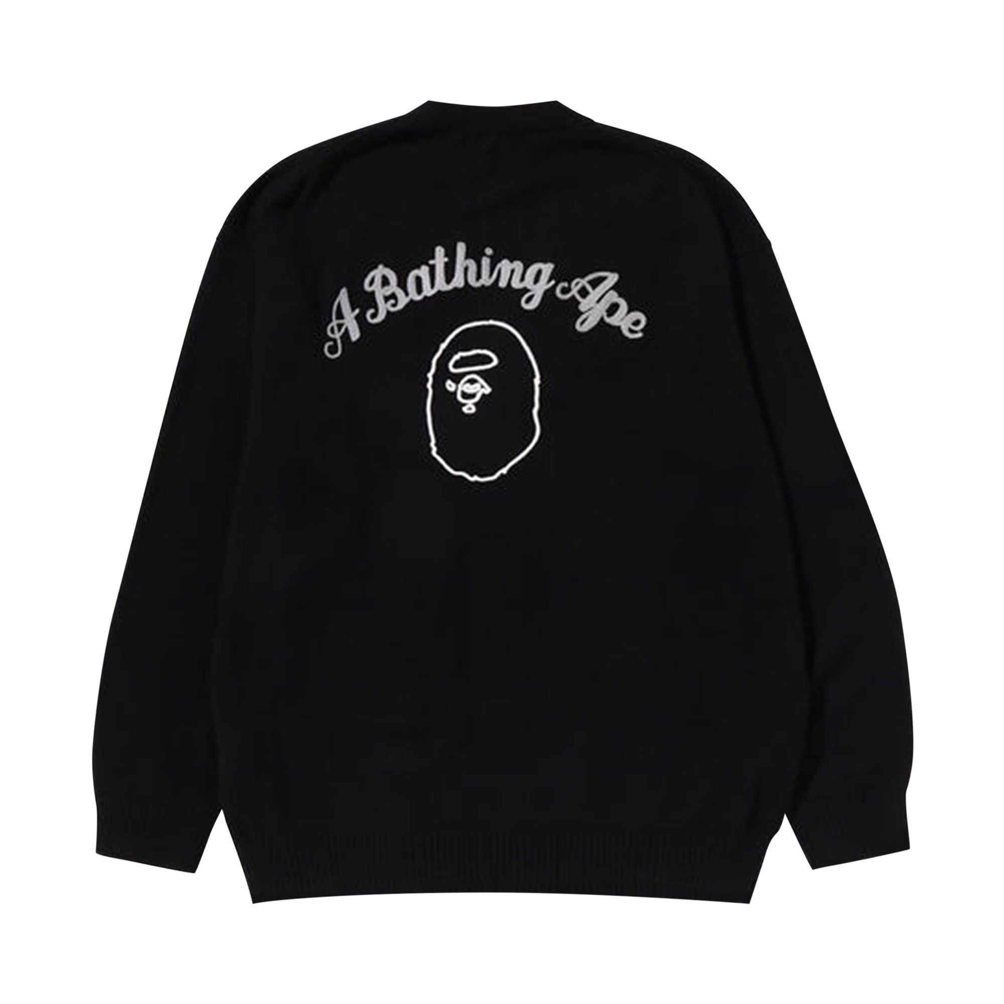 BAPE Knit Cardigan 'Black' - 2