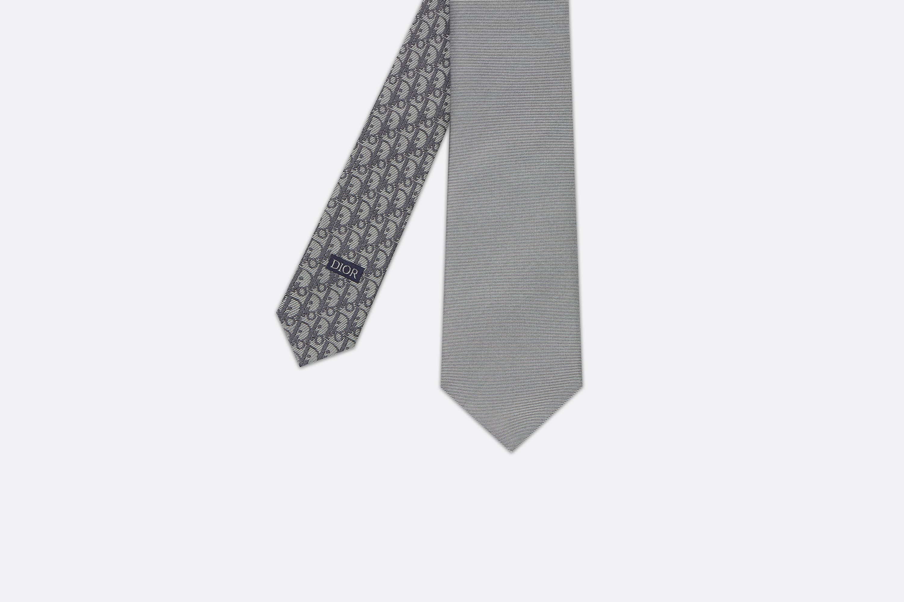 Striped Dior Oblique Tie - 2