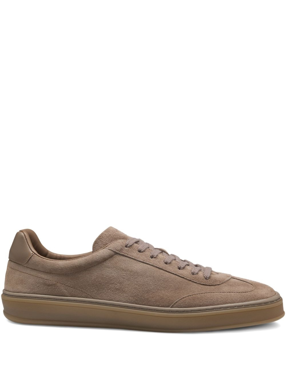 suede low-top sneakers - 1
