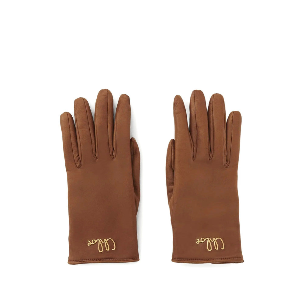 Chloé Brown Gloves Women - 1