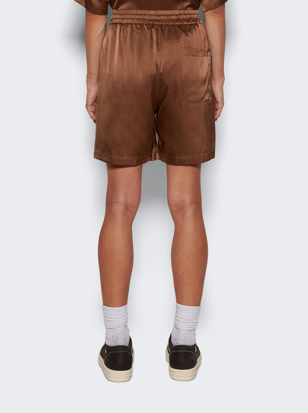 Miracle Academy Silk Shorts Brown - 5