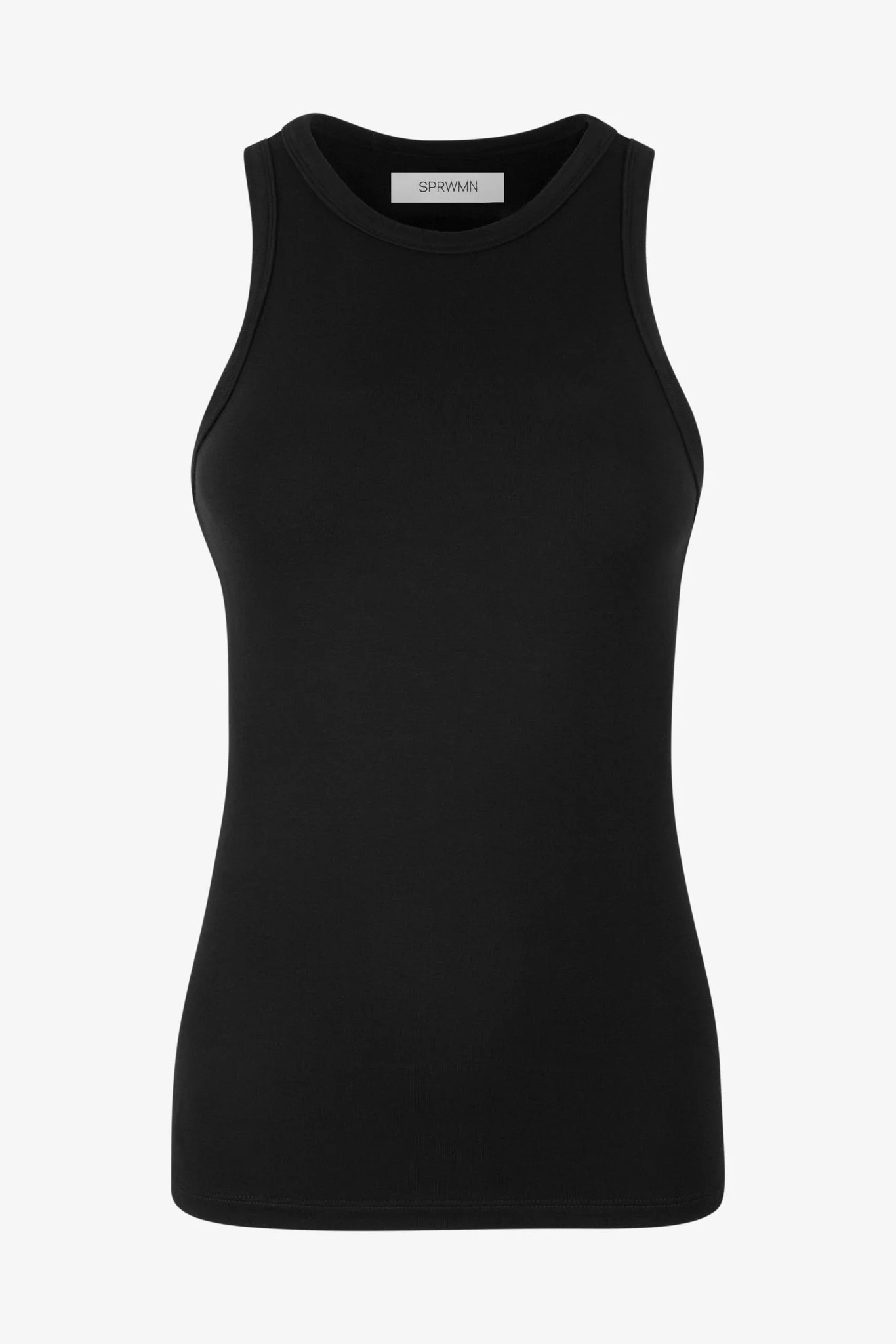 VISCOSE JERSEY RACER TANK - 1